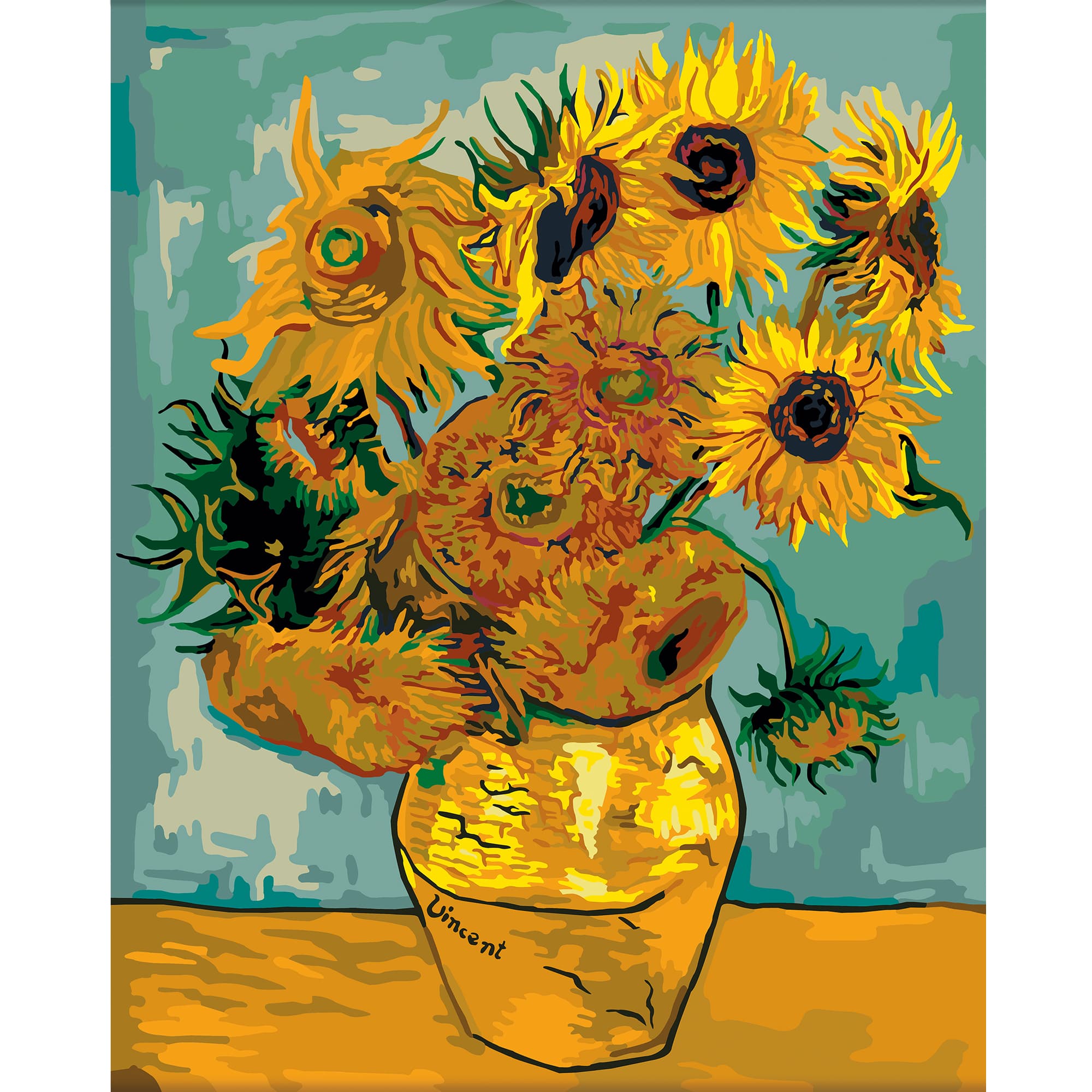Van Gogh Vase Paint-by-Number Kit by Artist's Loft™ Necessities™