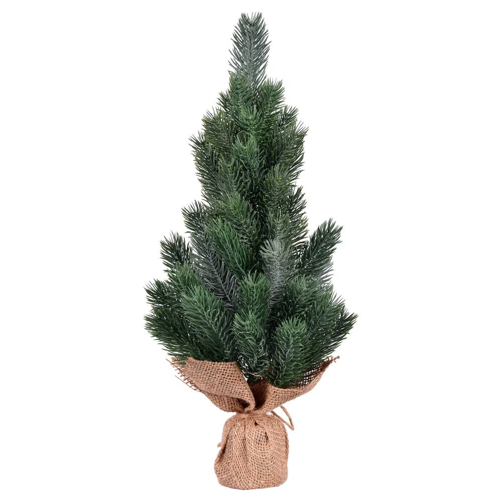15" Unlit Blue Spruce Sapling Artificial Christmas Tree Set