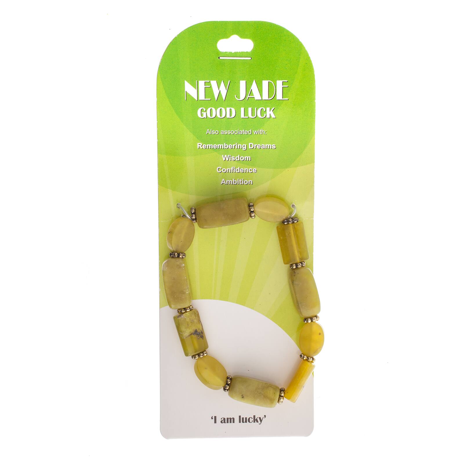 John Bead New Jade No.91 Natural Stone Stretch Bracelet