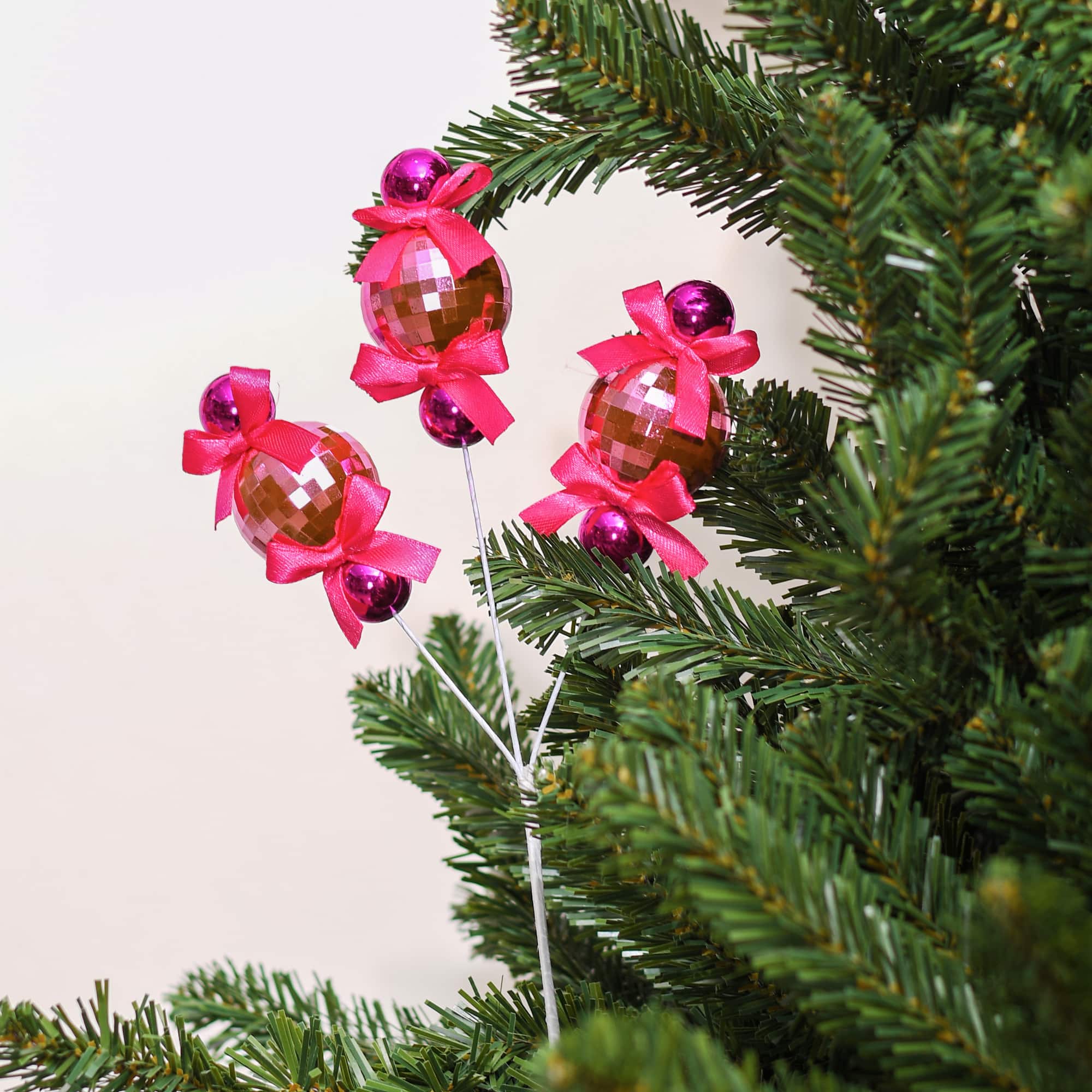 11.75&#x22; Pink Disco Ball Pick by Ashland&#xAE;