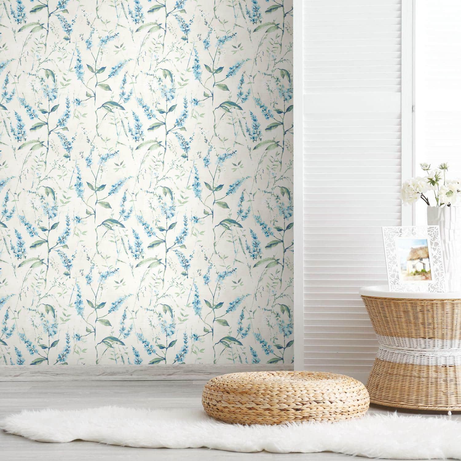 RoomMates Floral Sprig Peel & Stick Wallpaper