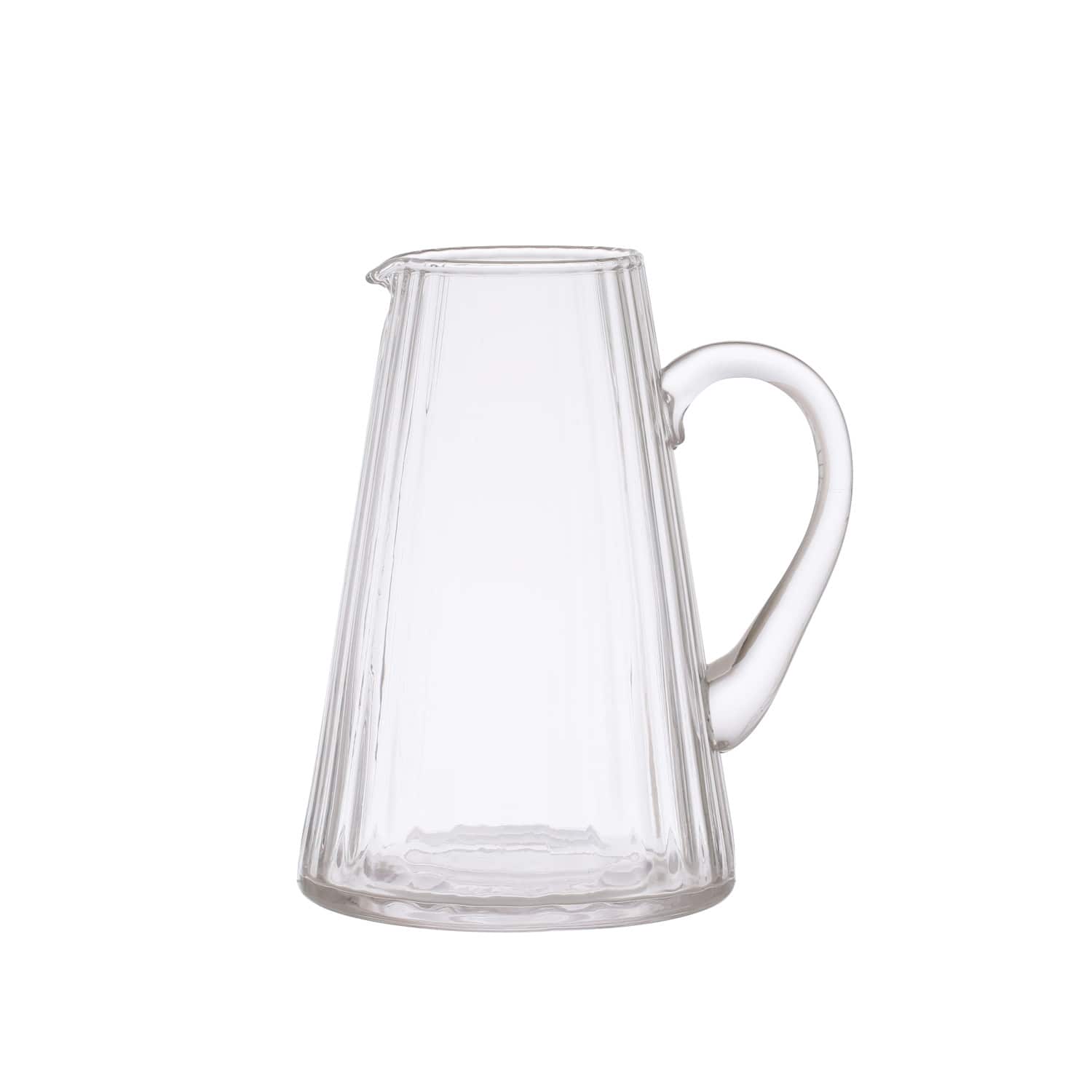 Hello Honey&#xAE; 60oz. Clear Ribbed Glass Pitcher