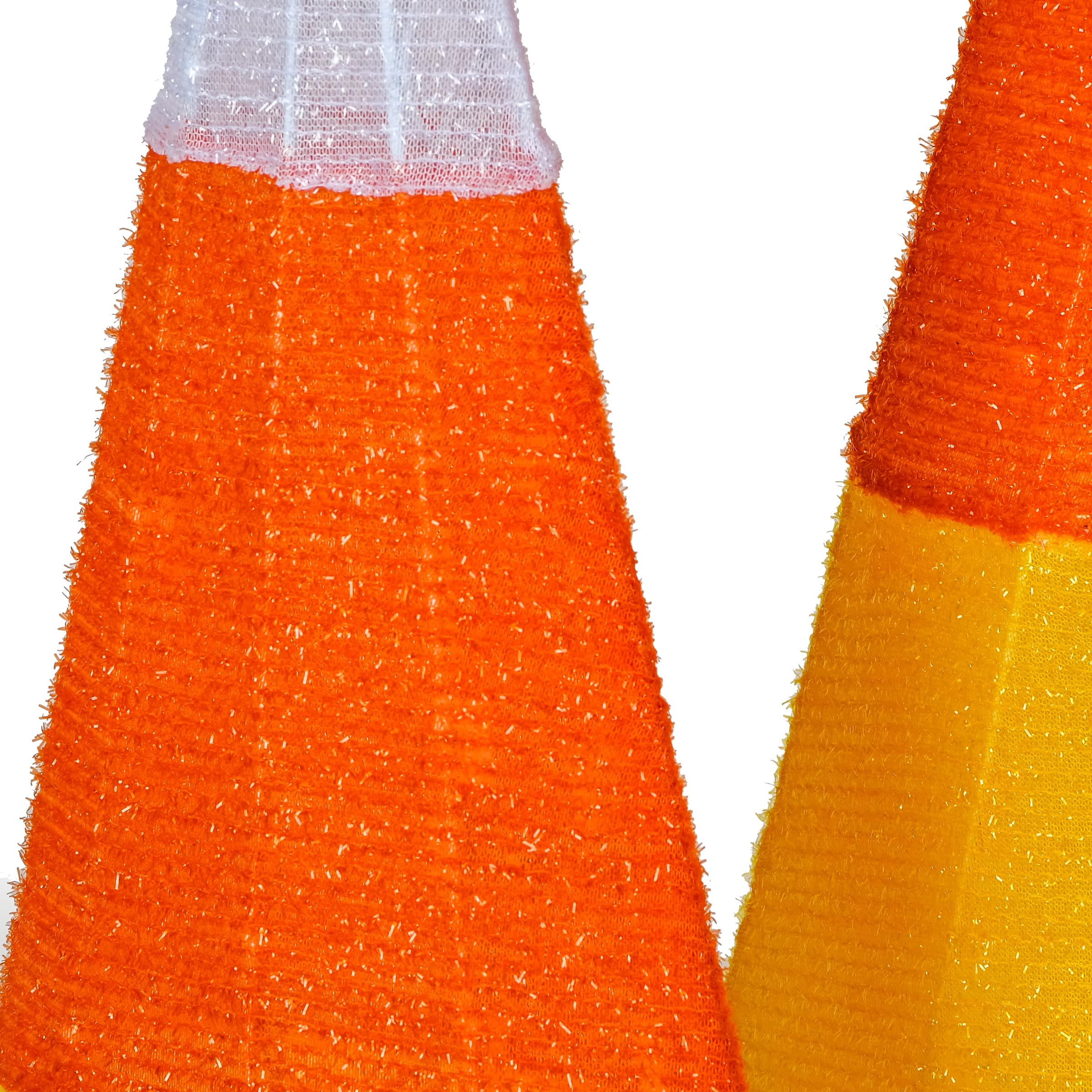 3-Piece Pre-Lit Candy Corn Cones