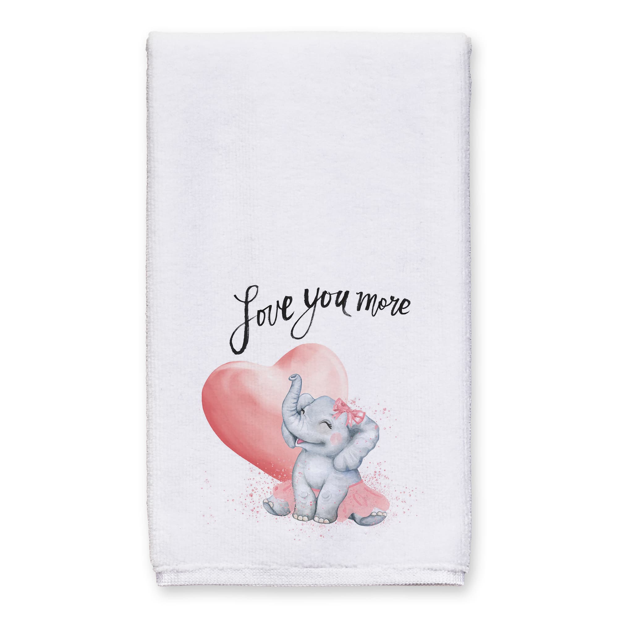 Love You More 16&#x22; x 25&#x22; Tea Towel - Set of 2