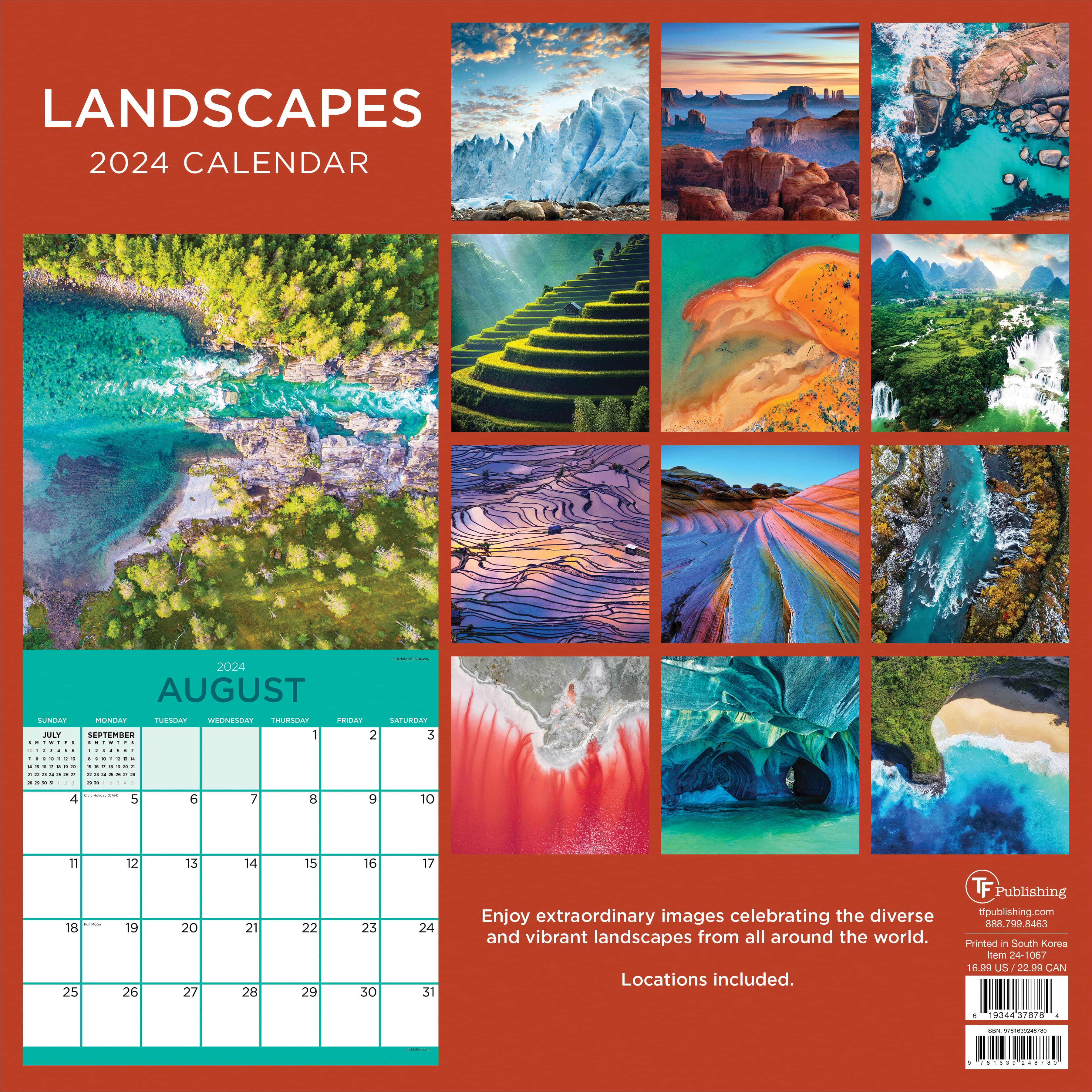 TF Publishing 2024 Landscapes Wall Calendar Michaels