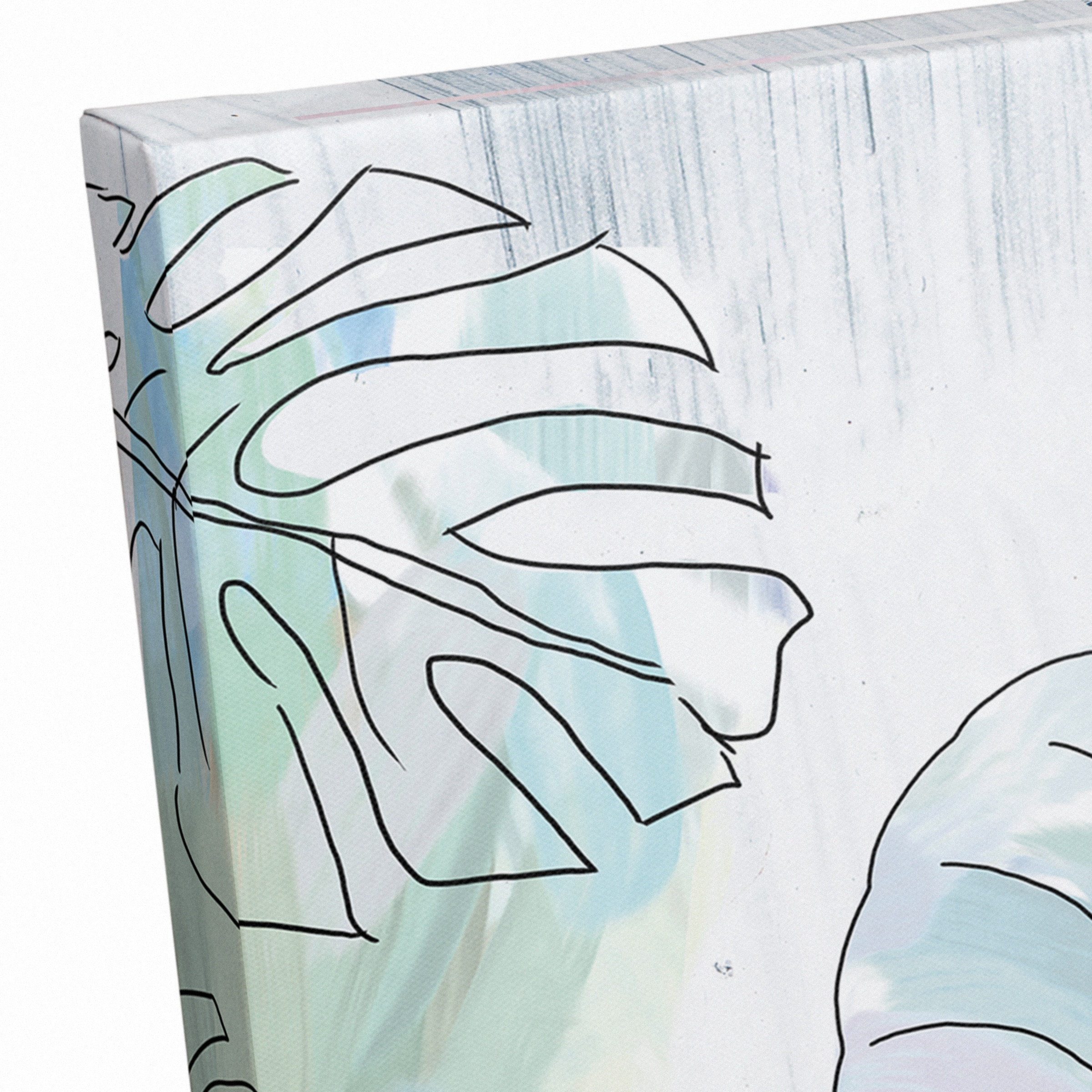 Sketch Shepherd On Chair 2 Canvas Wall Art