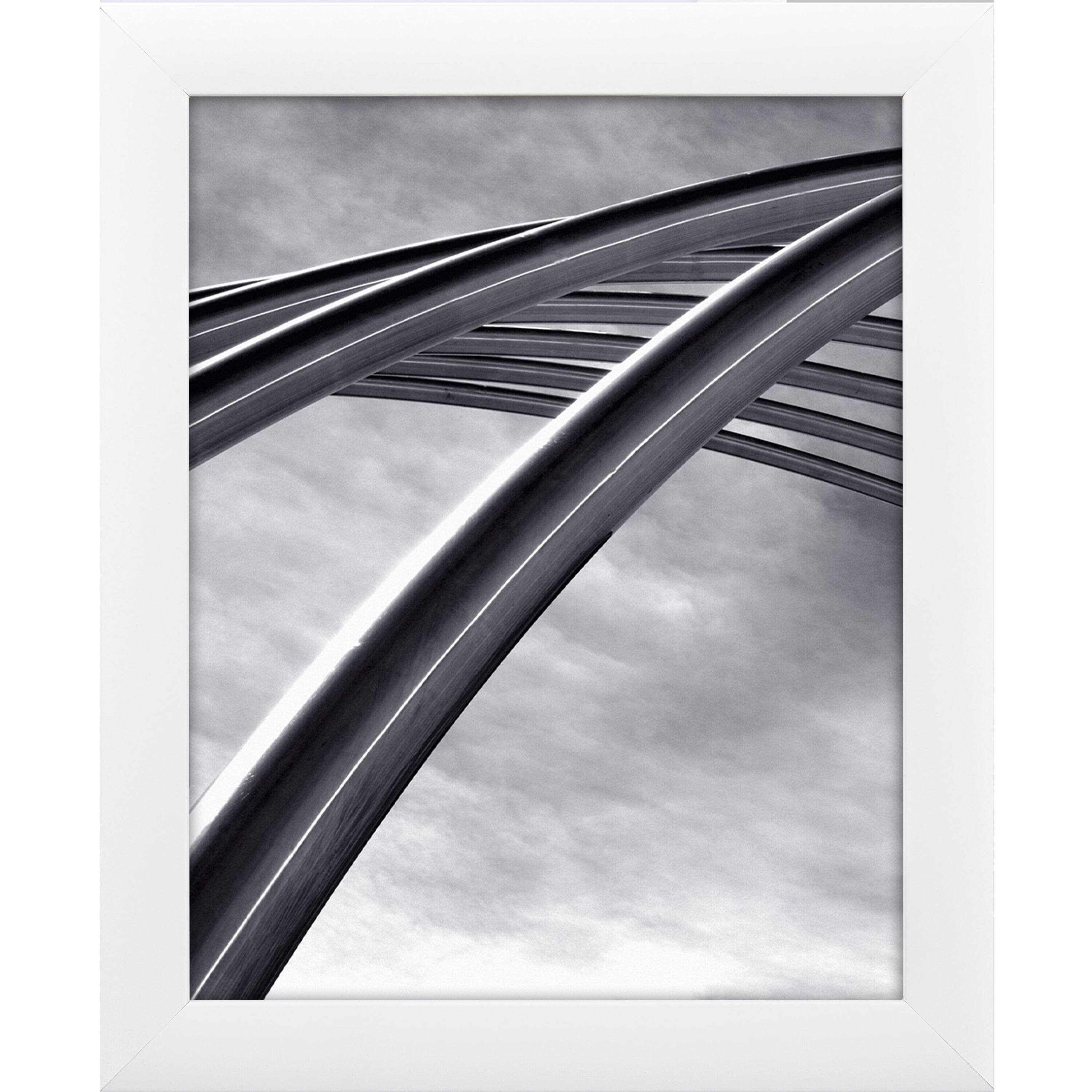 Craig Frames Contemporary White Satin Picture Frame