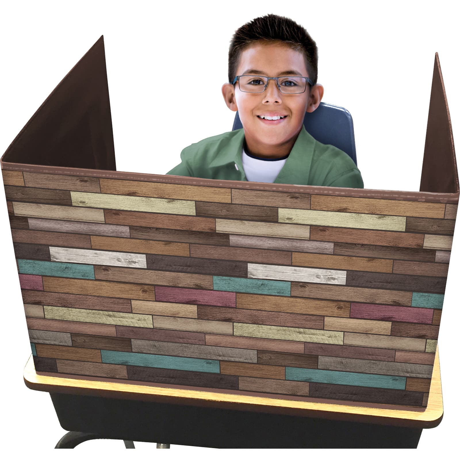 Teacher Created Resources Reclaimed Wood Design Privacy Screen, 2ct.