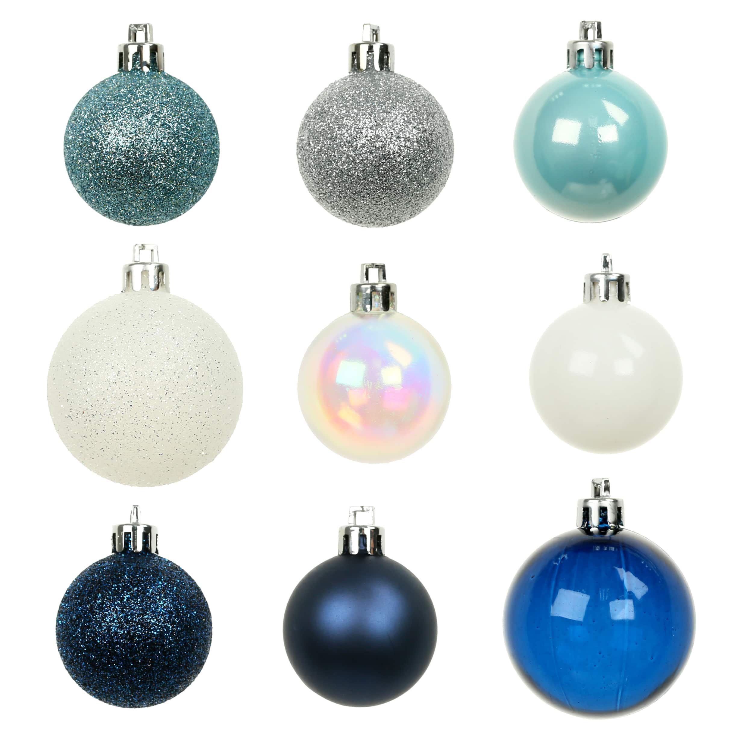 80 Pack Frosted Fairytale Shatterproof Ball Ornaments by Ashland&#xAE;
