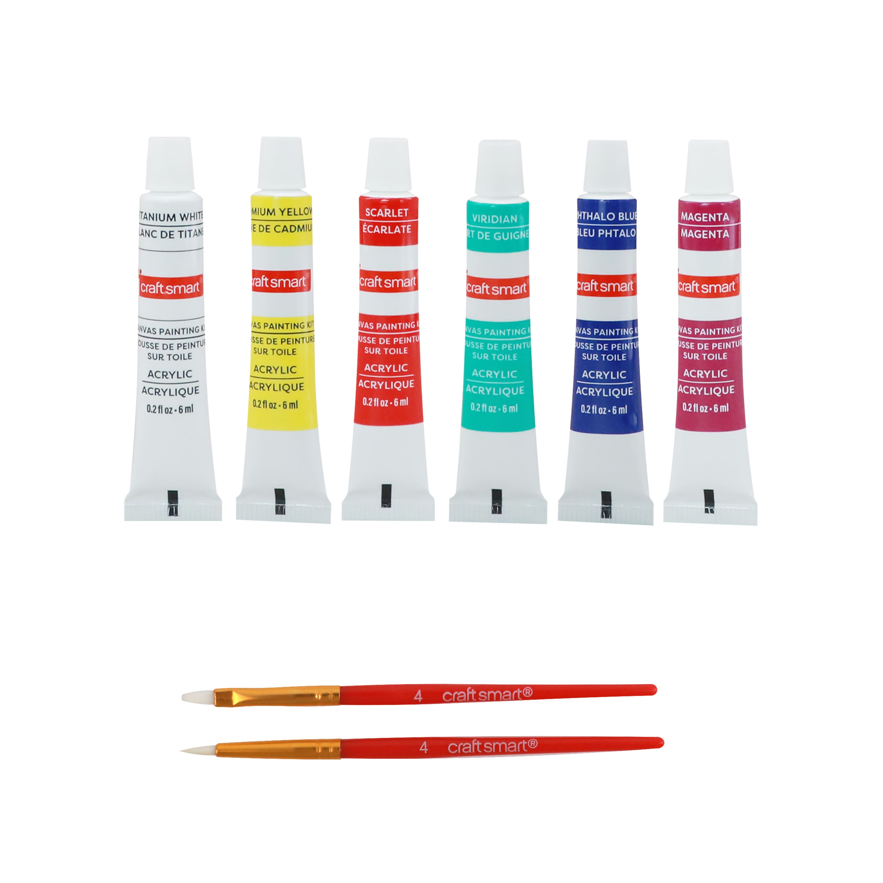 4&#x22; x 4&#x22; Retro Canvas Painting Kit by Craft Smart&#xAE;