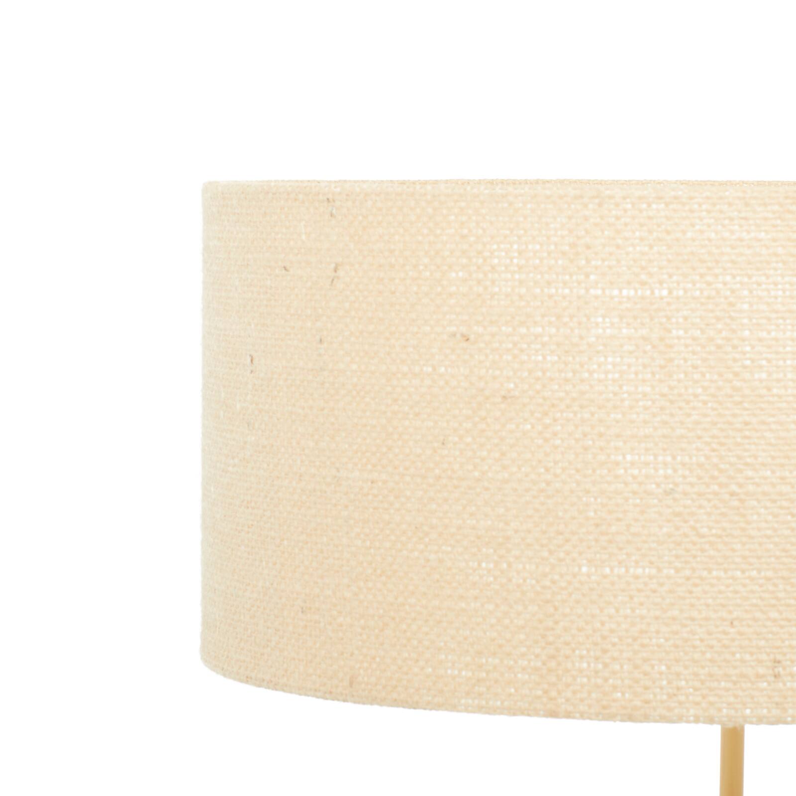 24&#x22; Natural Beige Wood Rustic Table Lamp