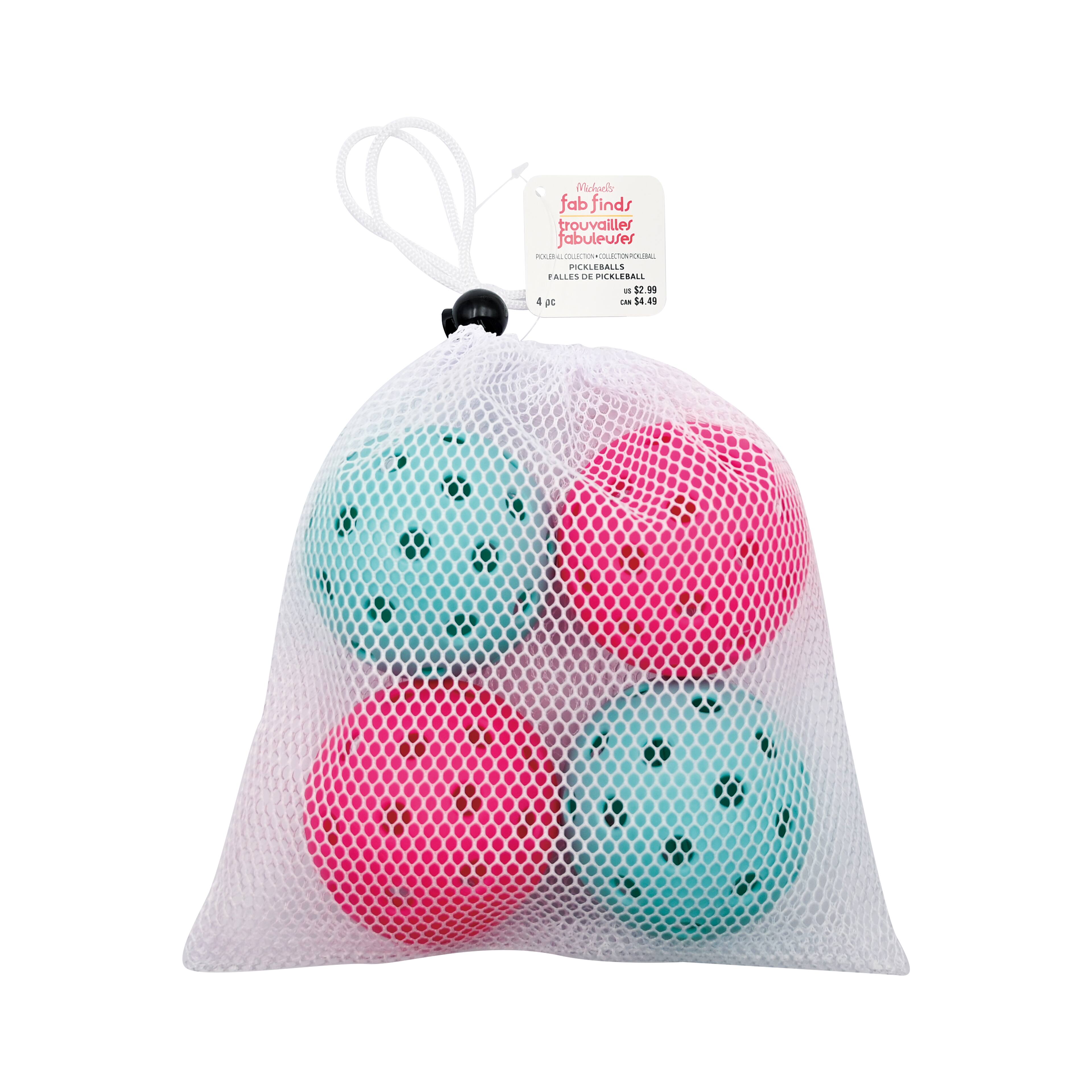 Mesh Bag of Pickleballs by Fab Finds