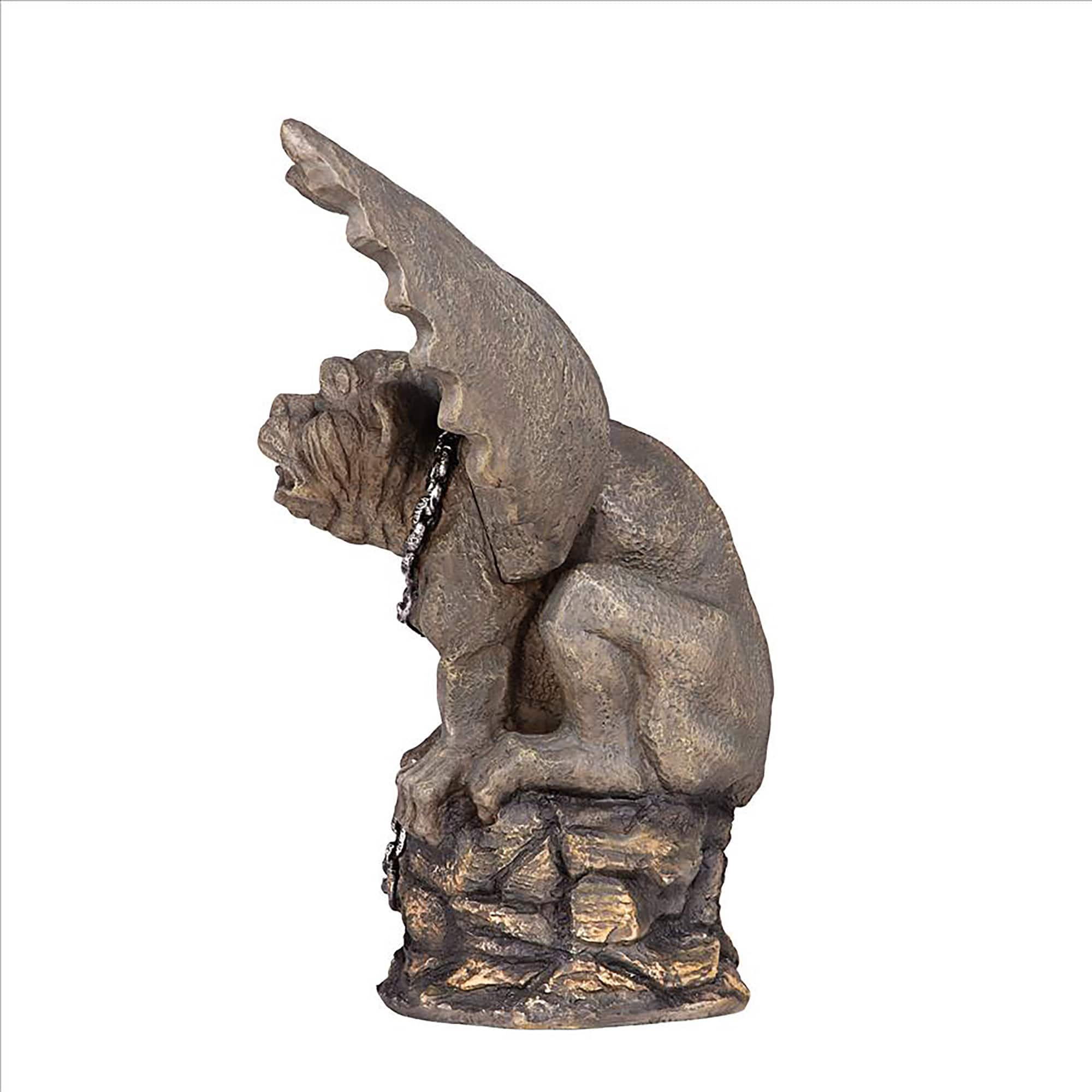 Design Toscano 17&#x22; Chained Cathedral Gargoyle Statue