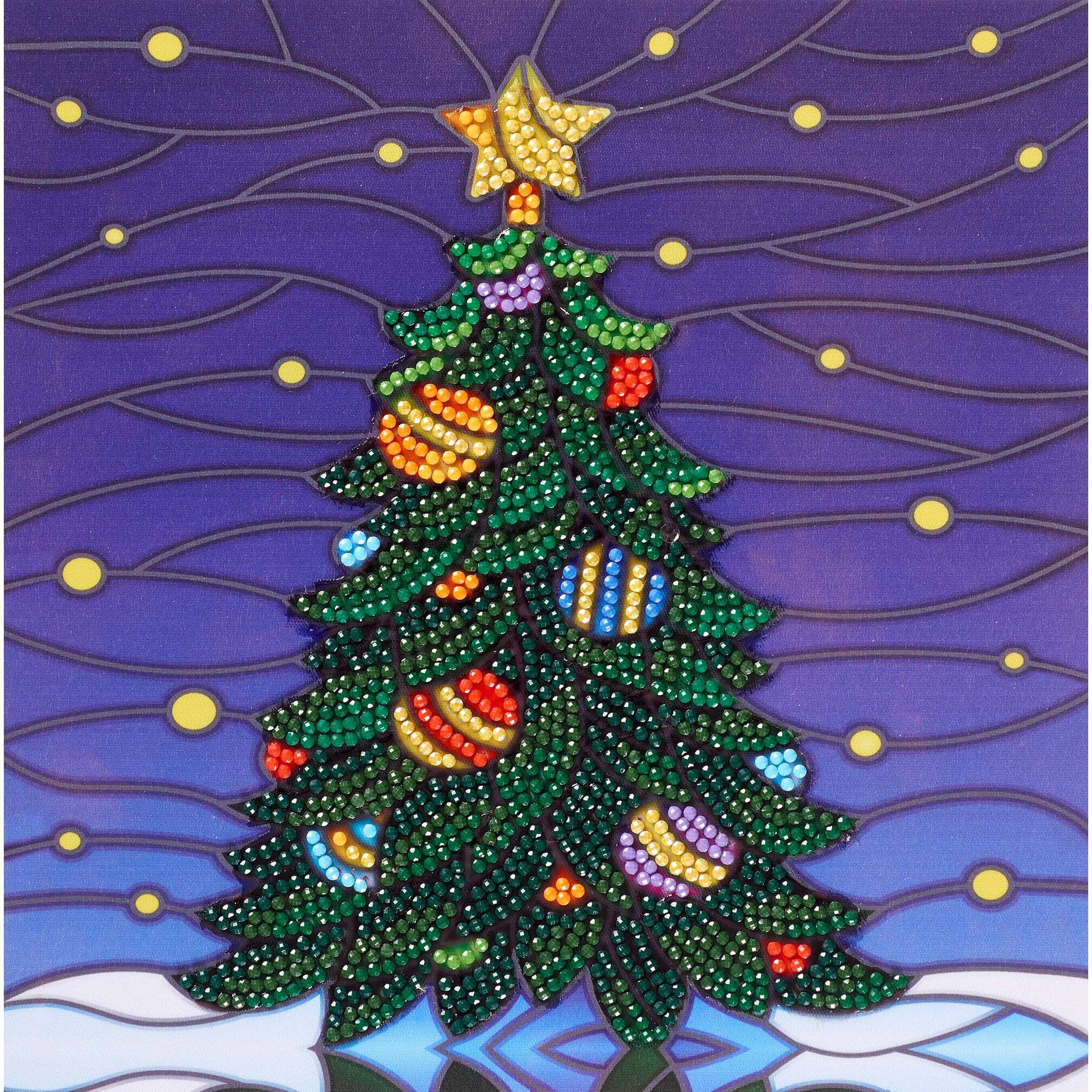 Christmas Tree (Completed) diamond dot painting.