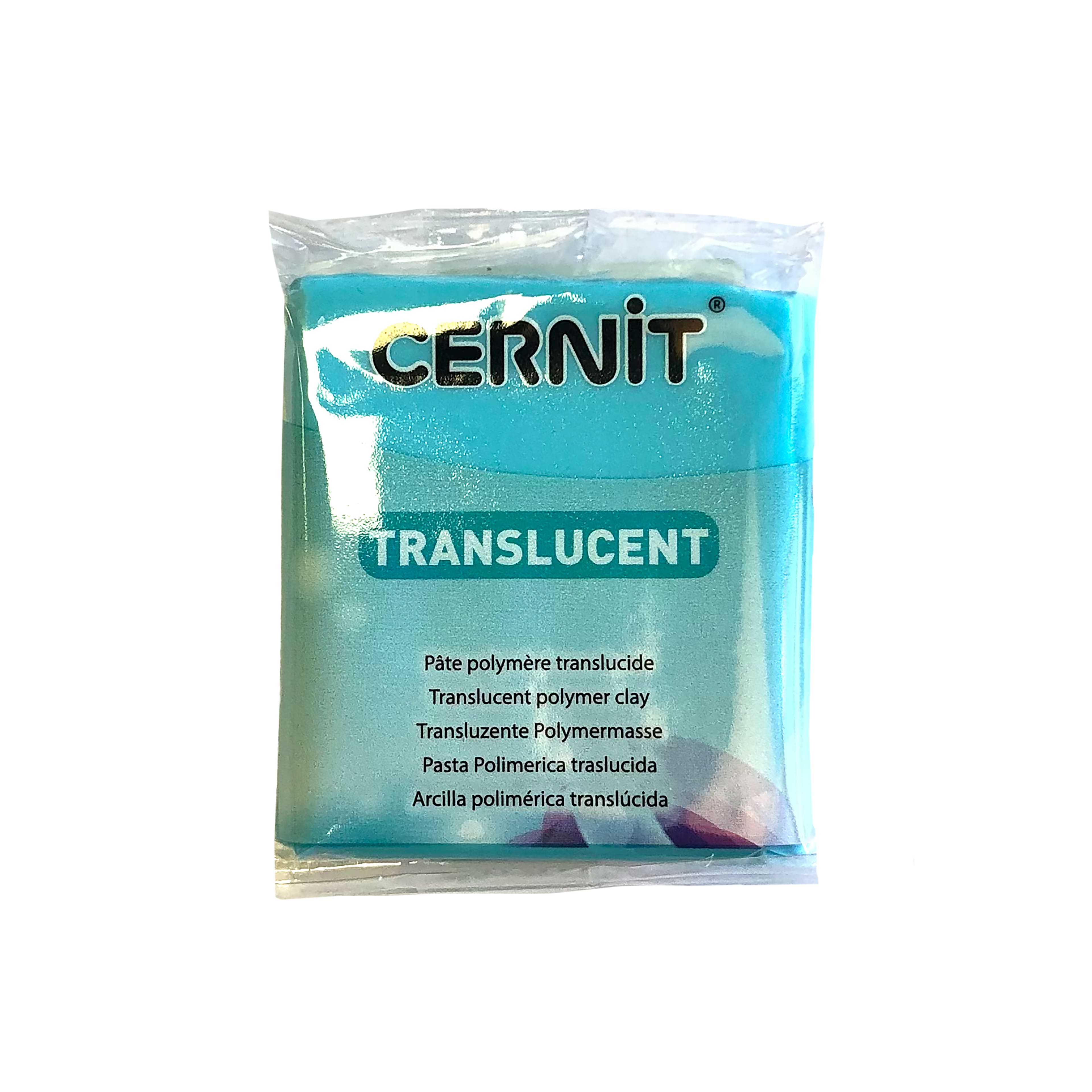 CERNIT Translucent Serie Polymer Clay, Sapphire, Nr. 275 Polymer Clay, 56g  2oz, Oven-hardening Polymer Modeling Clay 