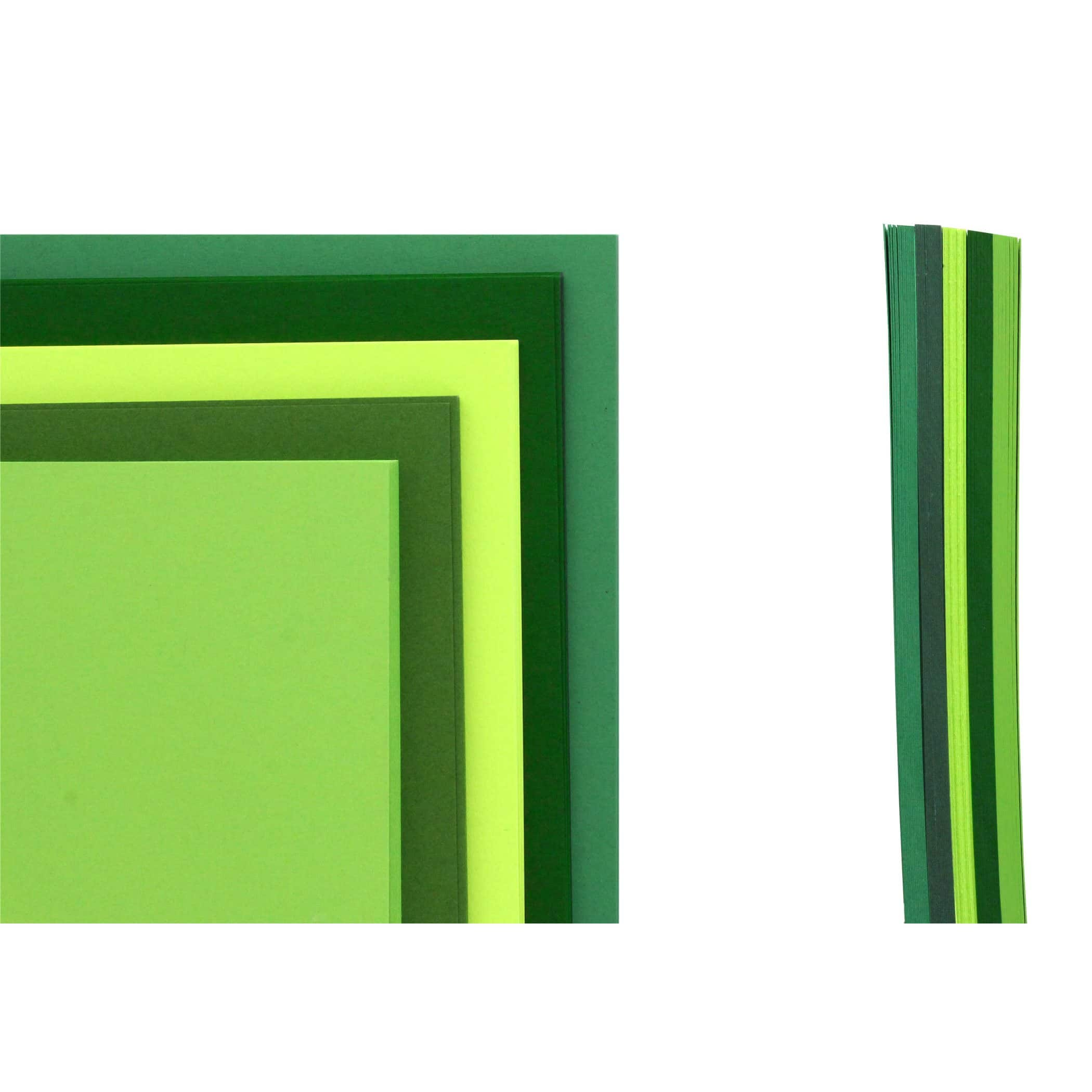 Paper Accents 8.5x11 Cardstock Stash Pack - Greens