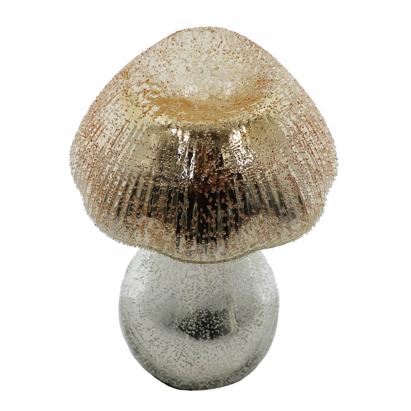 Silver Glass Mushroom Tabletop D&#xE9;cor by Ashland&#xAE;