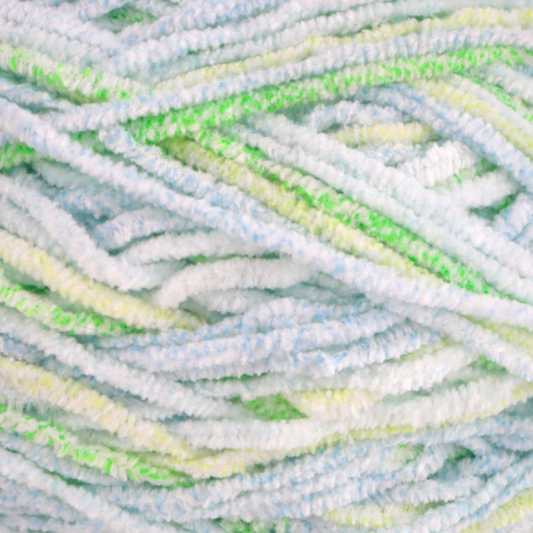 Skinny Chenille&#x2122; Stripes Yarn by Loops &#x26; Threads&#xAE;