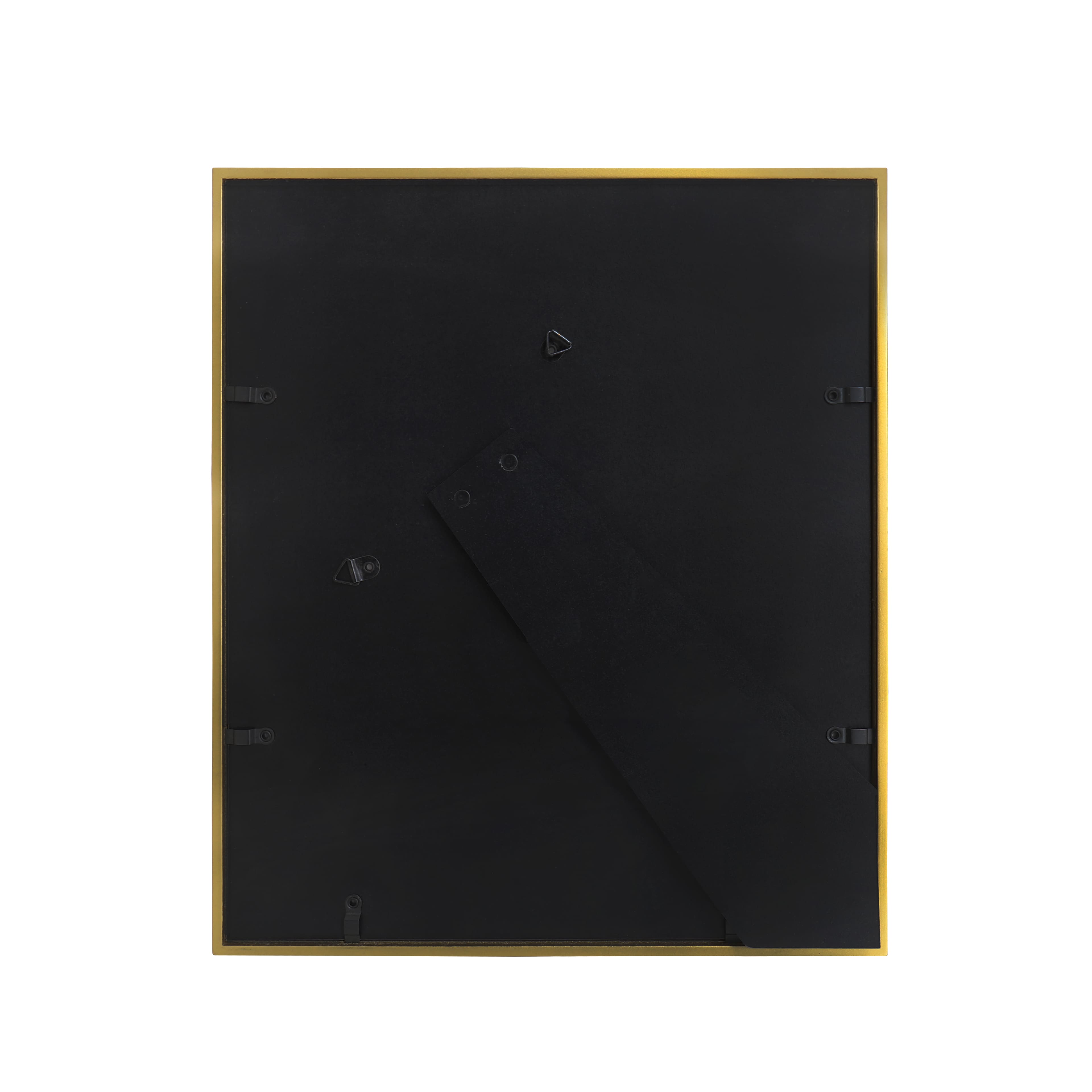 Expressions&#x2122; Gold Sydney Frame with Mat by Studio D&#xE9;cor&#xAE;