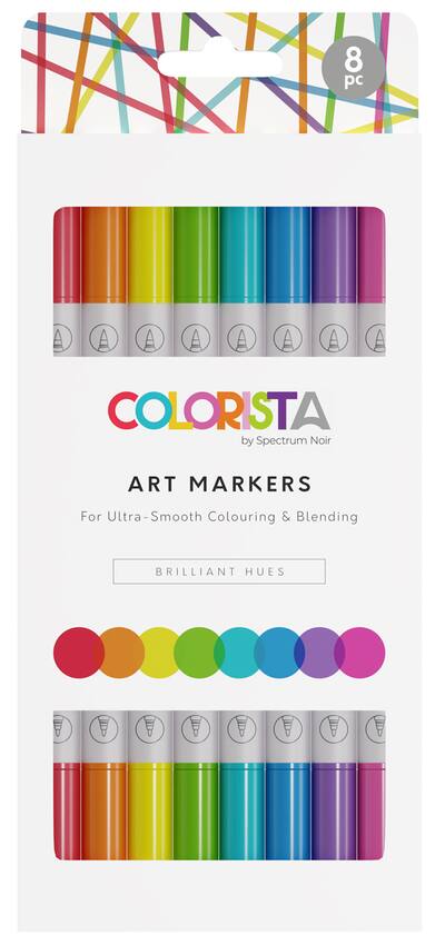 Colorista Art Marker 8pc Soft Tints