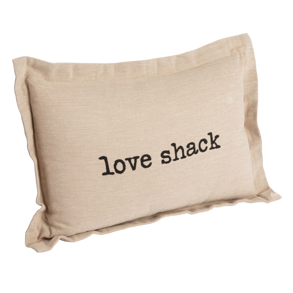 Hello Honey&#xAE; Love Shack Cotton Chambray Lumbar Pillow