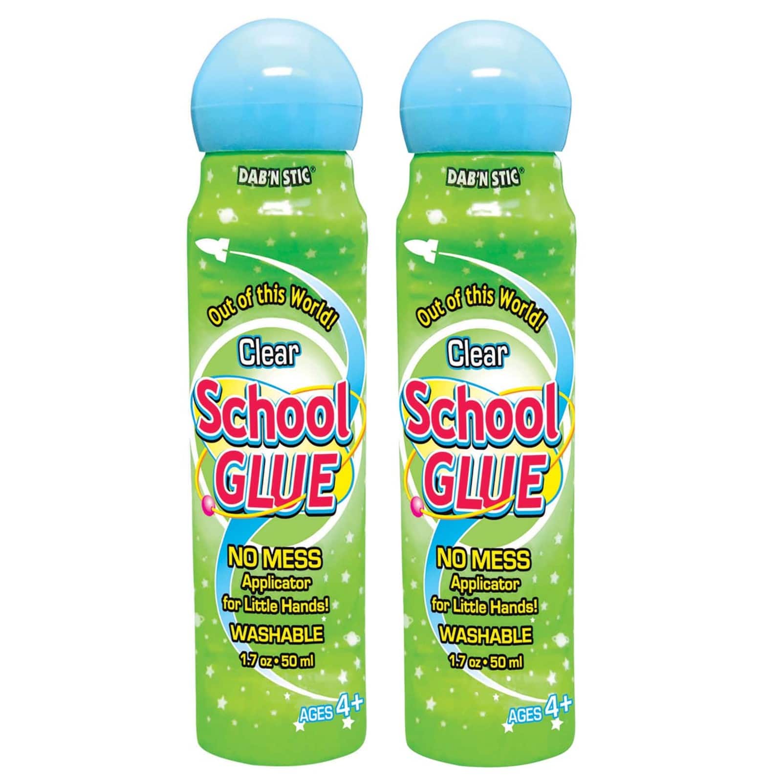 Crafty Dab® Dab'n Stic School Glue, 2 Packs of 6