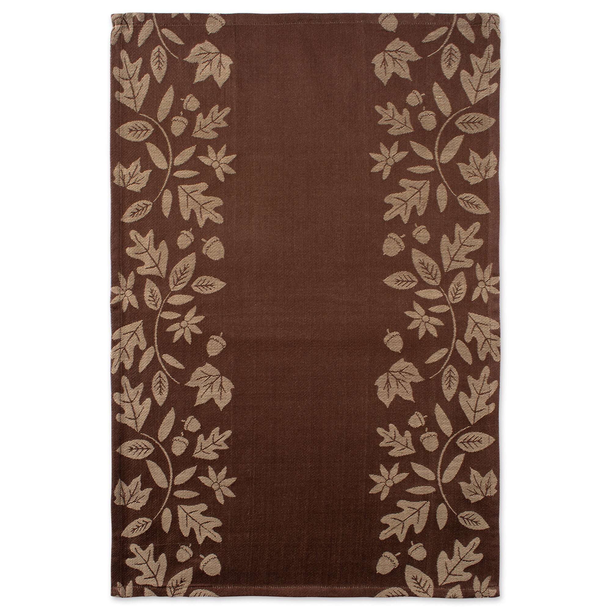 DII® Assorted Fall Harvest Vine Jacquard Dishtowel Set