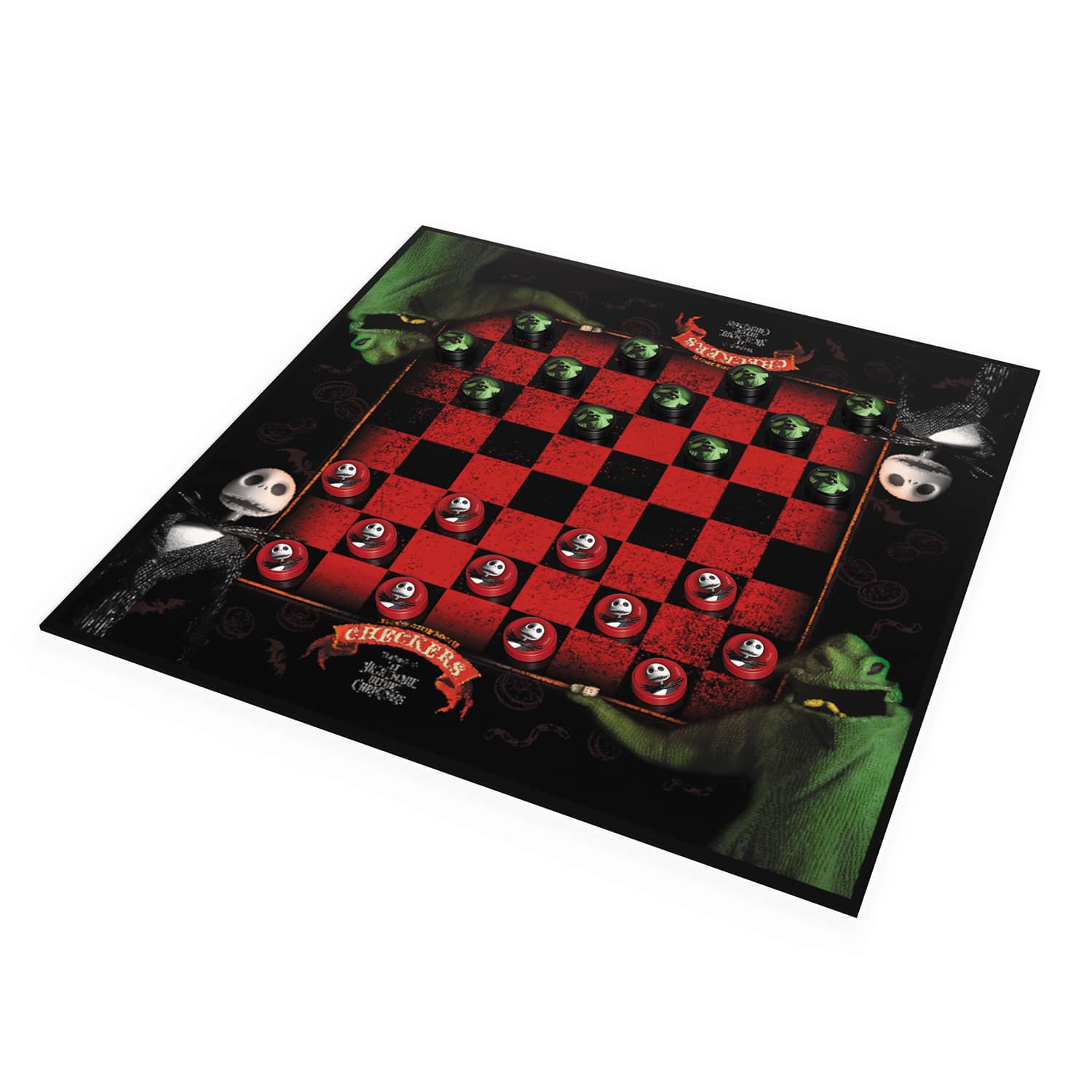 USAopoly&#x2122; Disney&#xAE; Tim Burton The Nightmare Before Christmas Checkers