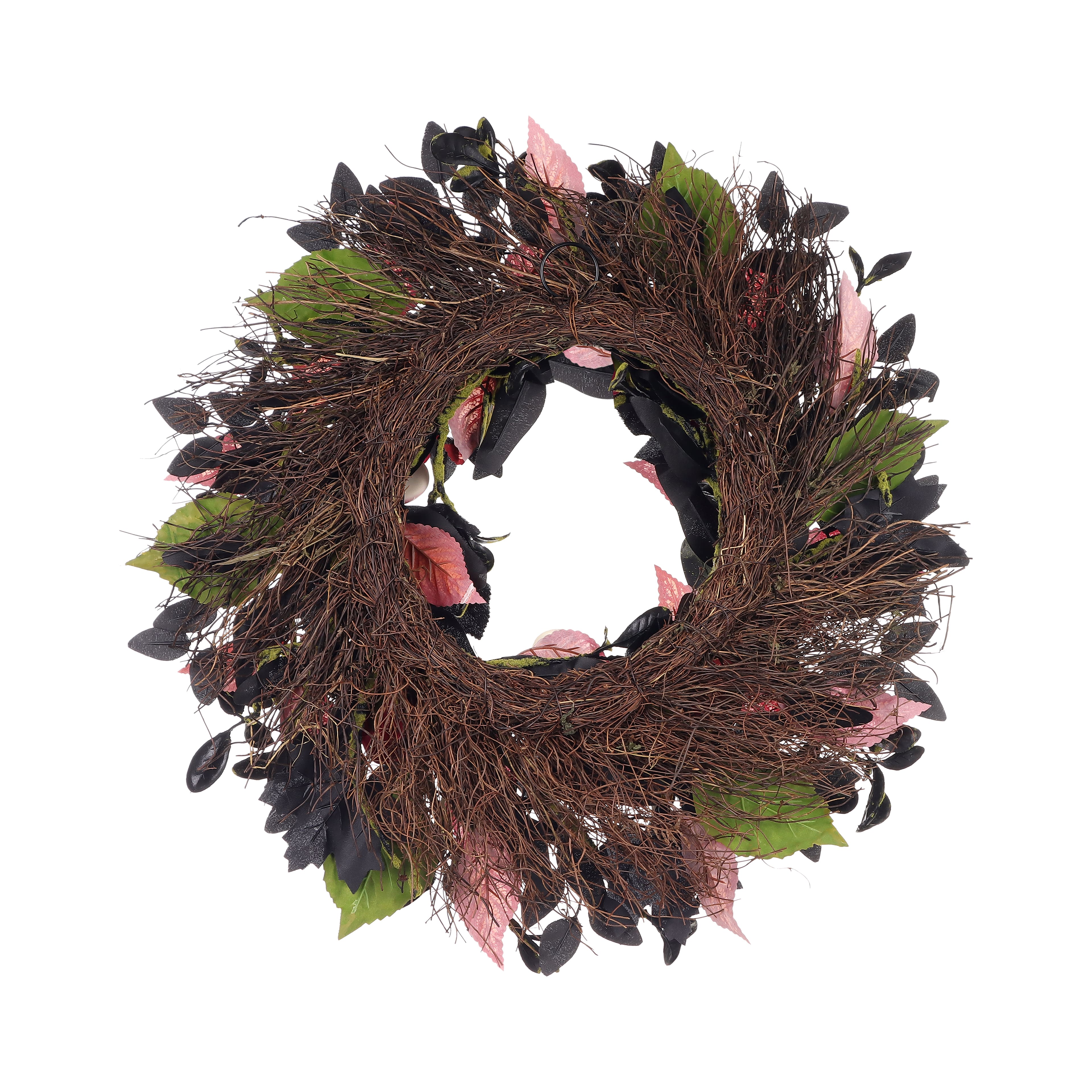 24&#x22; Black &#x26; Red Rose Wreath by Ashland&#xAE;