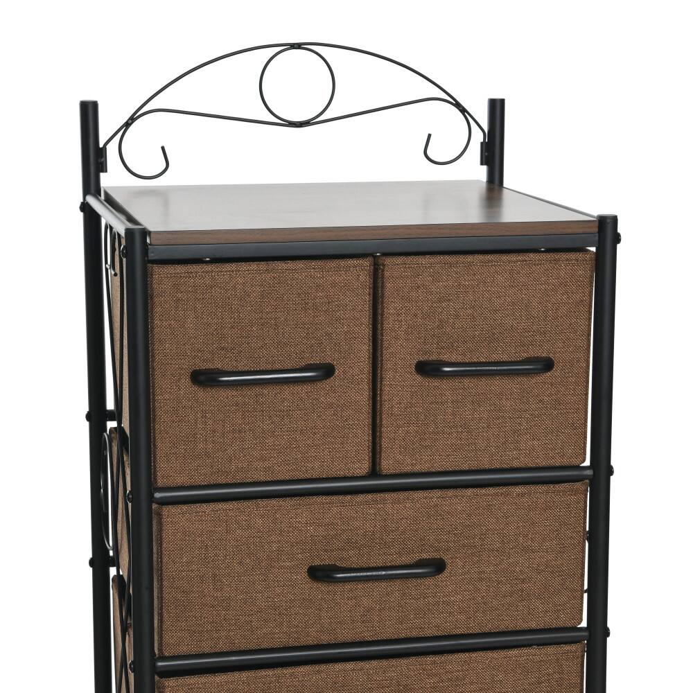 Household Essentials Victoria 54" 8-Drawer Narrow Dresser