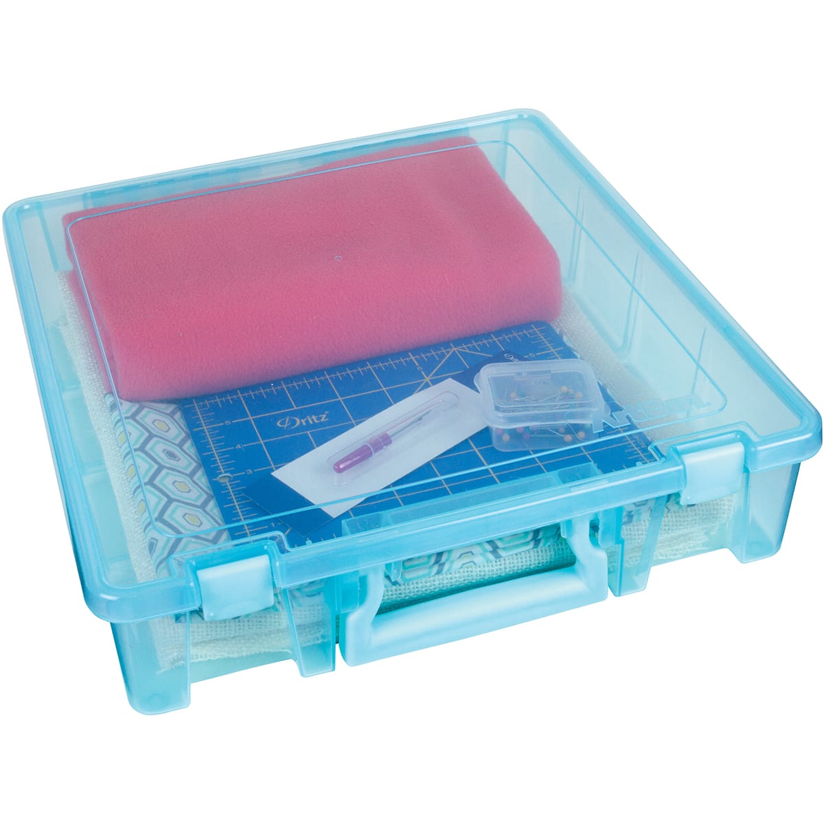 ArtBin® Super Satchel™ Aqua Mist Single Compartment Box