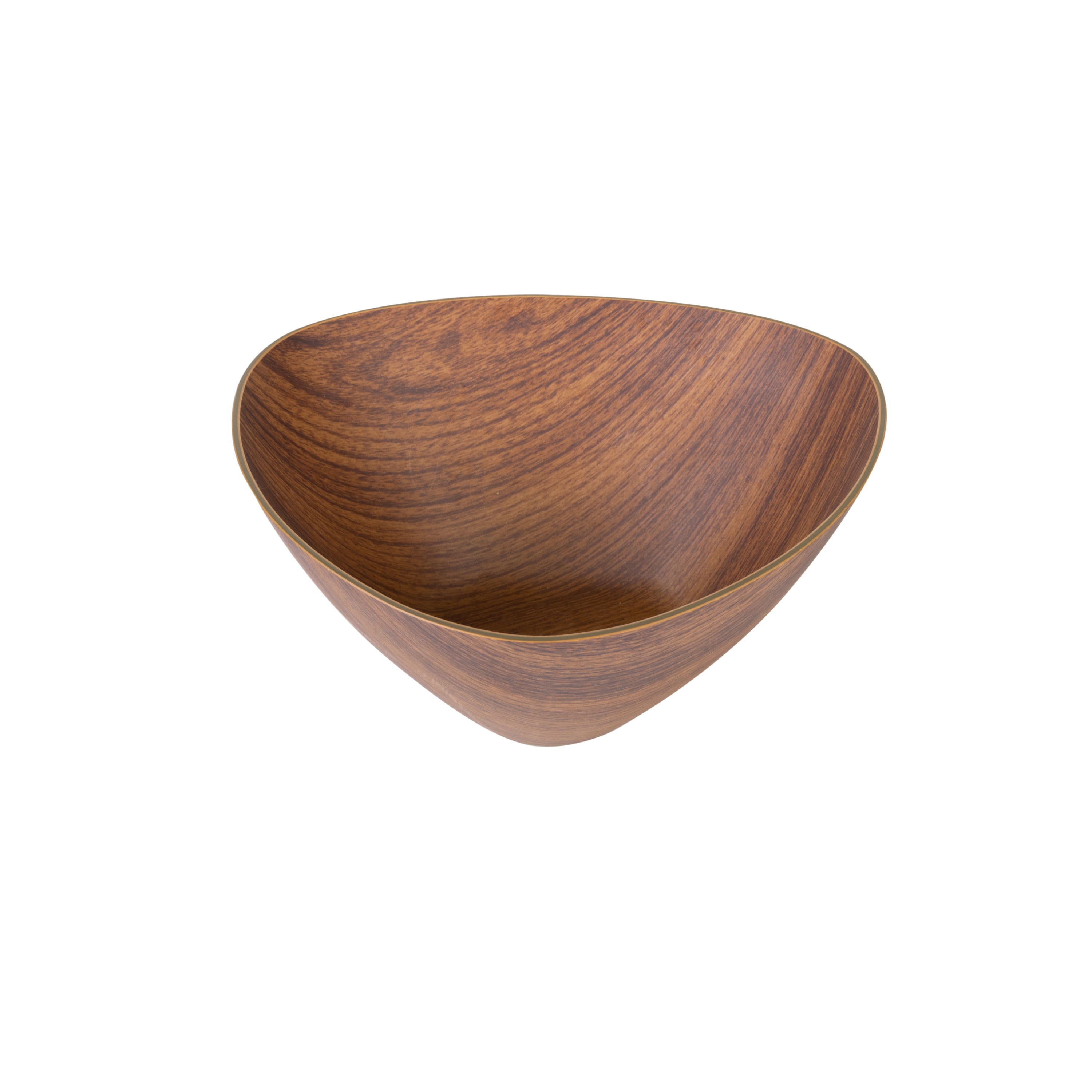 Luxe Party Mahogany Collection Large&#x22; Triangle Serving Bowl