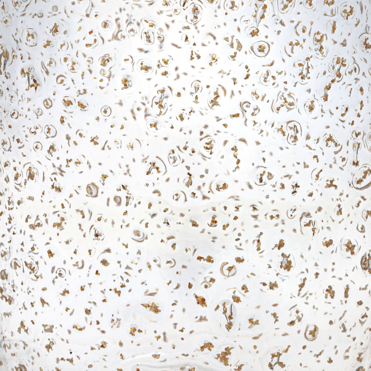 Hello Honey® 12oz. Tall Gold Flecked Clear Drinking Glass