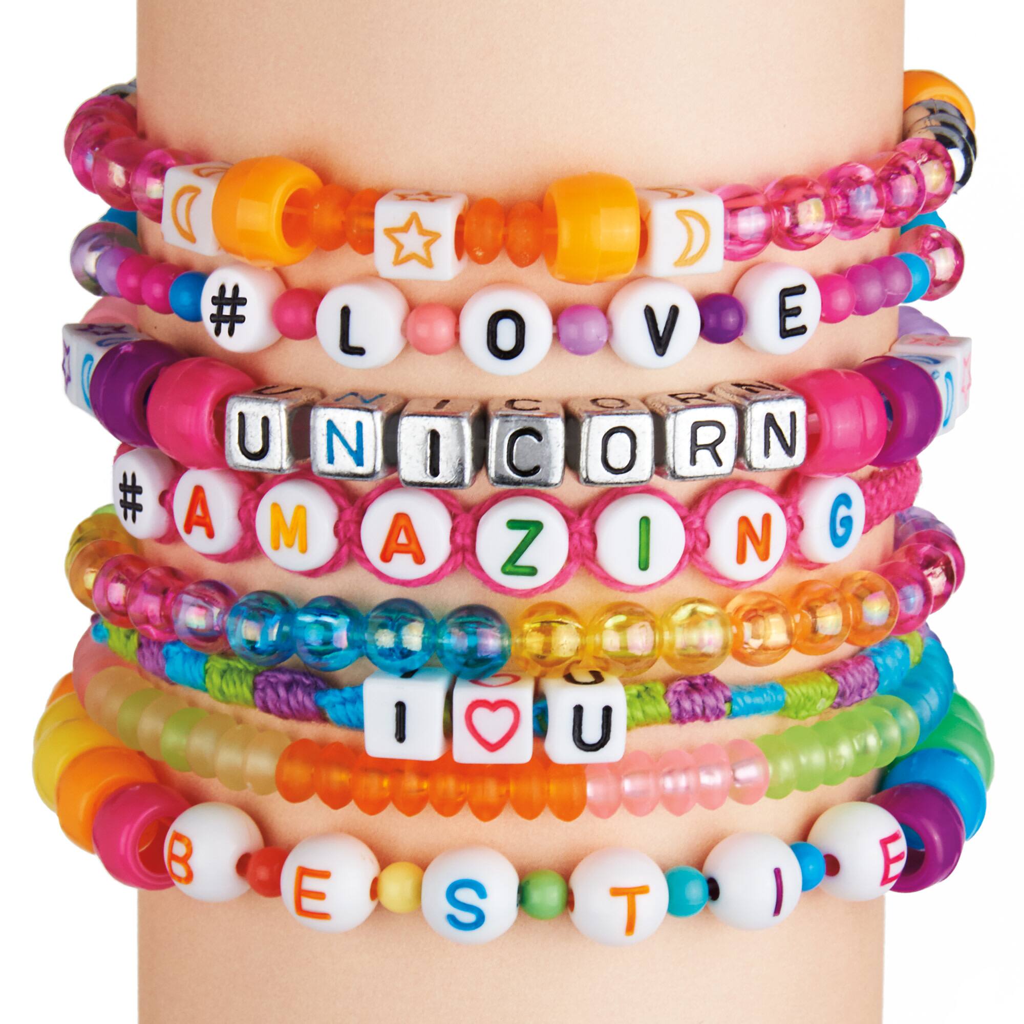 Cra-Z-Art&#xAE; Shimmer &#x27;n Sparkle ABC Fashion Bead Bracelets