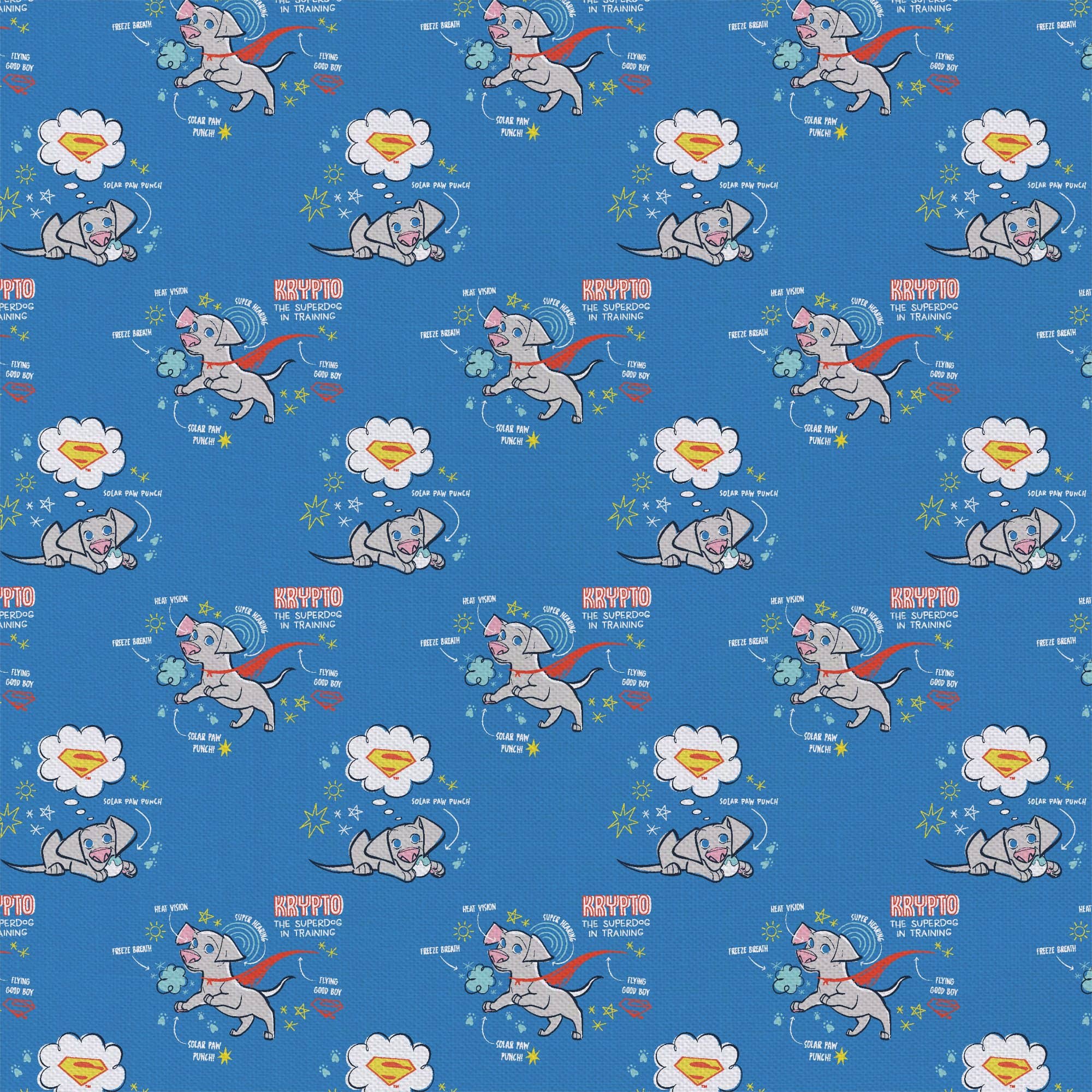 Super Pets&#x2122; Krypto Puppy Cotton Precut Fabric