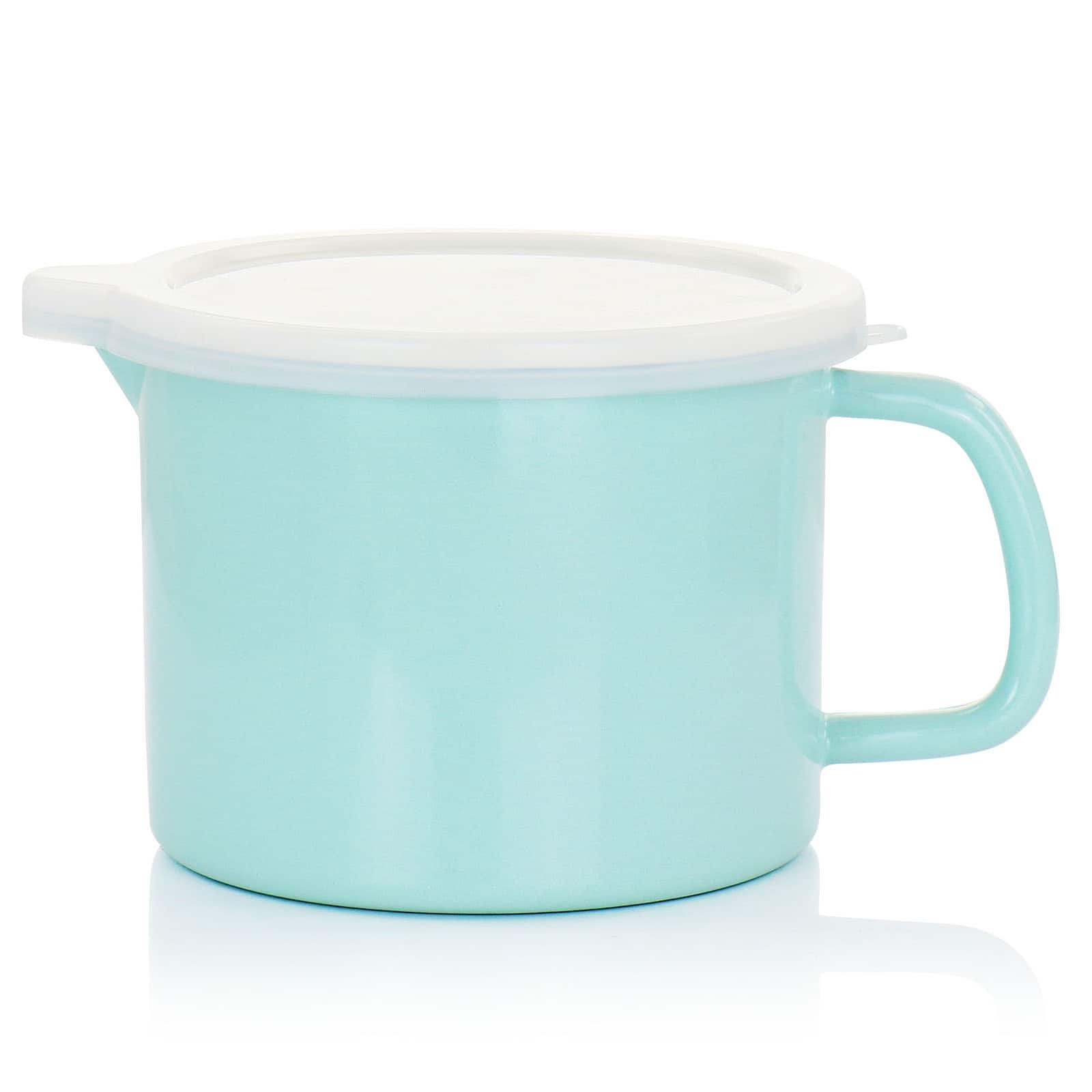 Martha Stewart 6 Cup Turquoise Enamel on Steel Measuring Cup