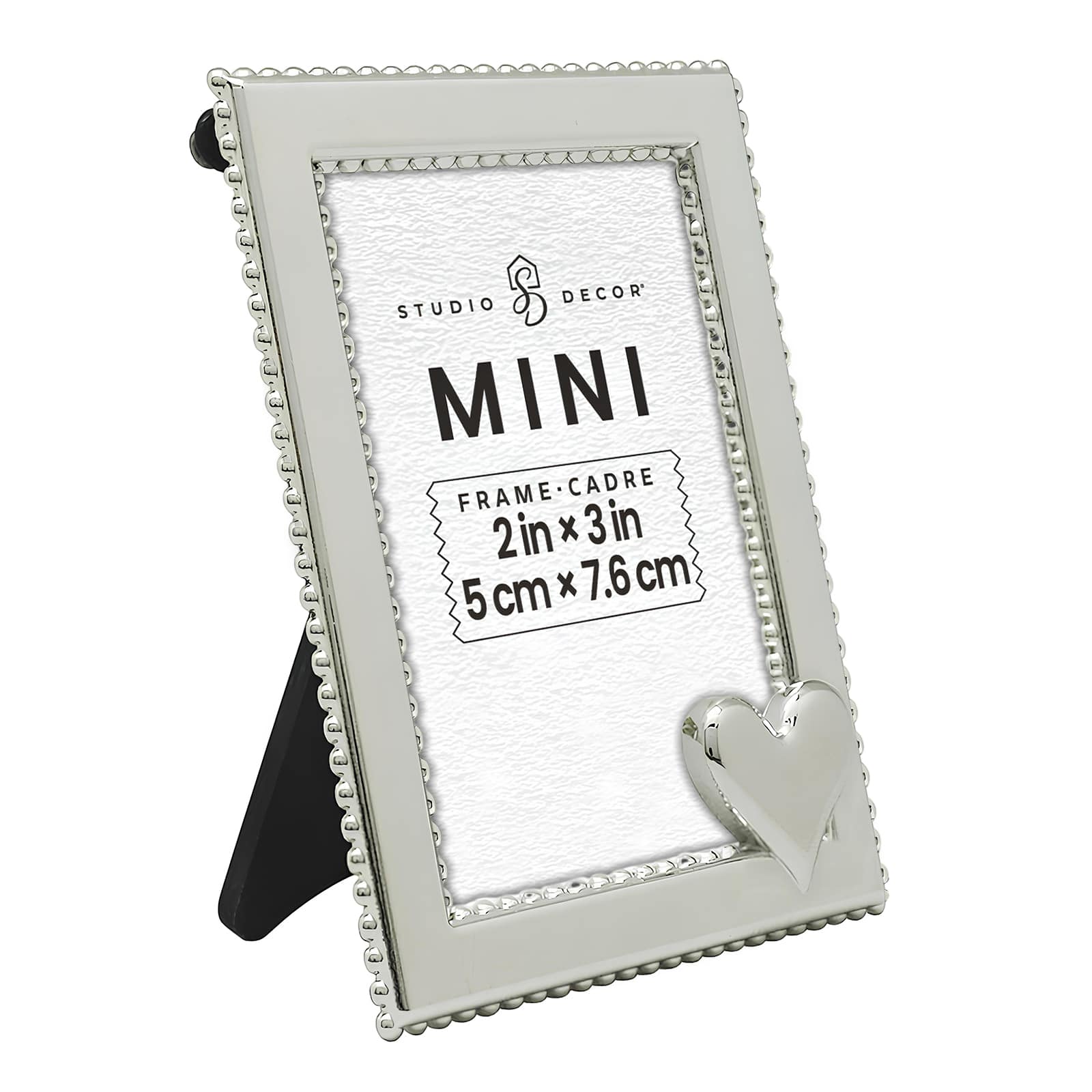 24 Pack: Mini Silver Heart Frame by Studio Décor®