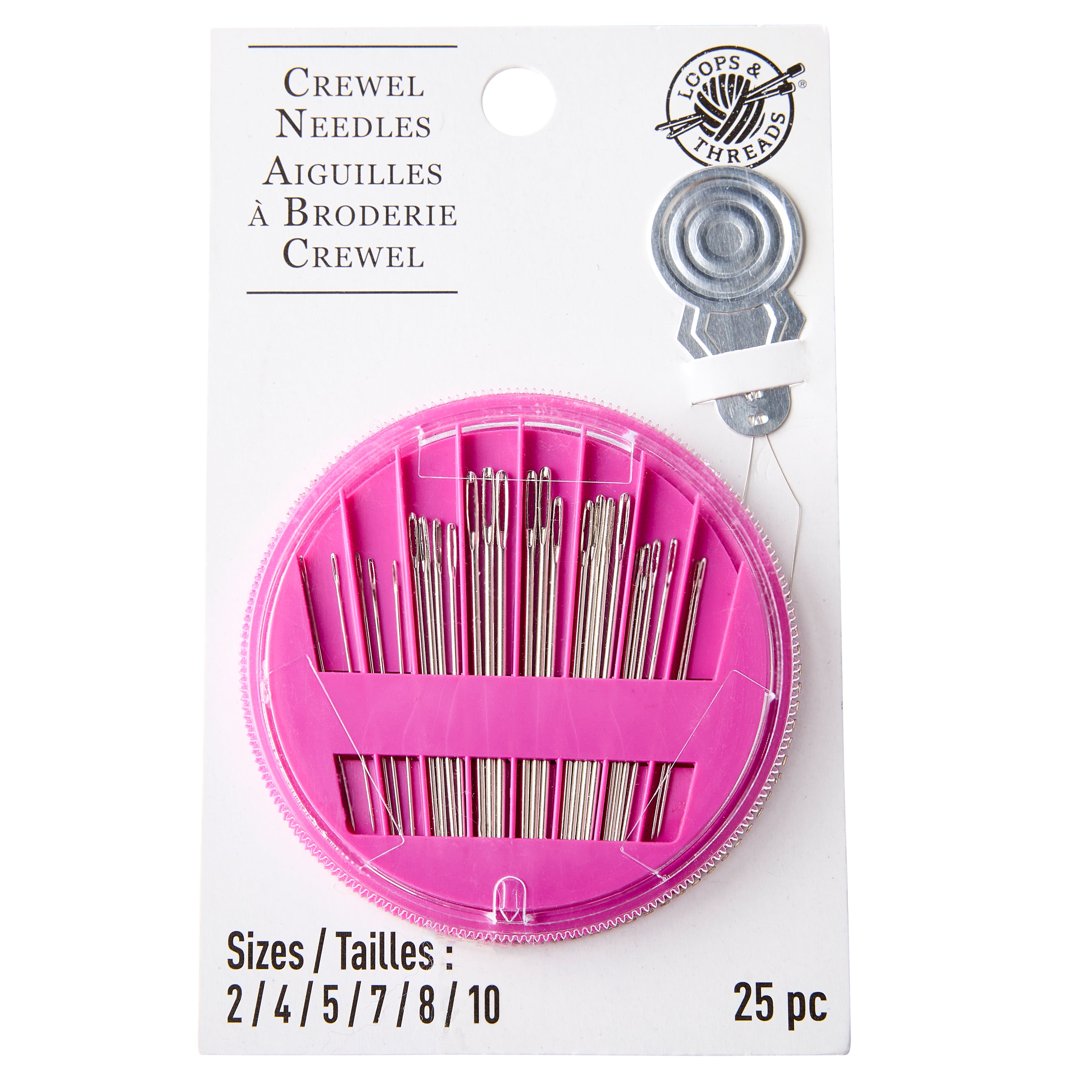 18 Packs: 25 ct. (450 total) Crewel Needles by Loops & Threads™