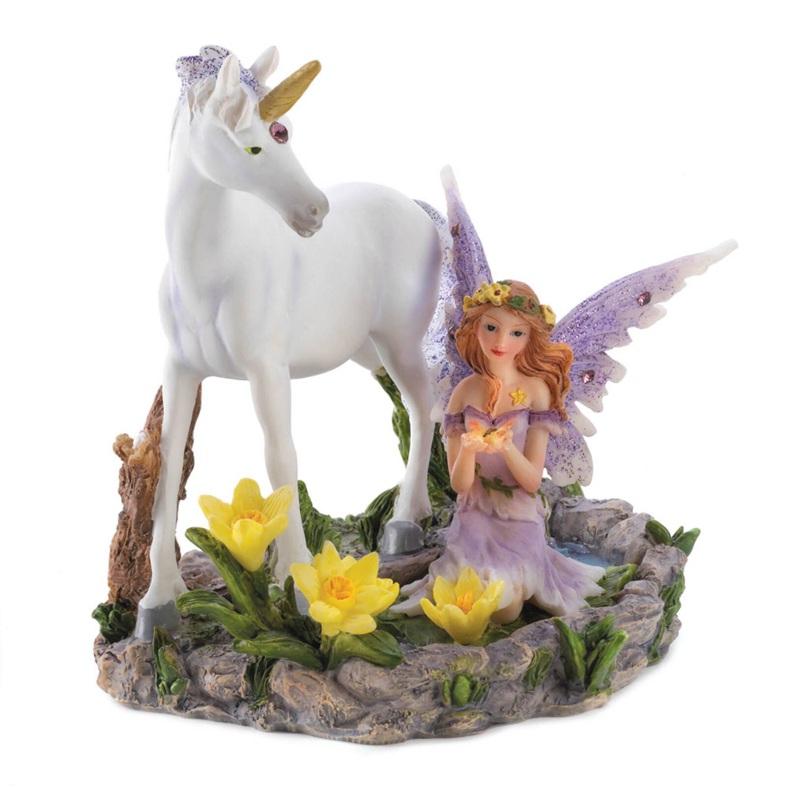 The buy Messina collection Fairy with Unicorn figurine