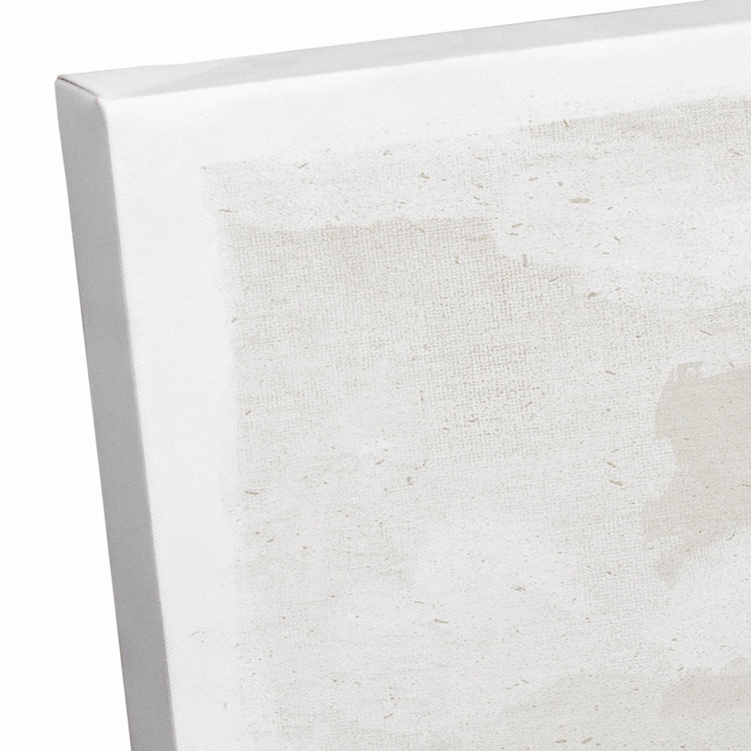 Abstract White Landscape 16&#x22; x 20&#x22; Canvas Wall Art