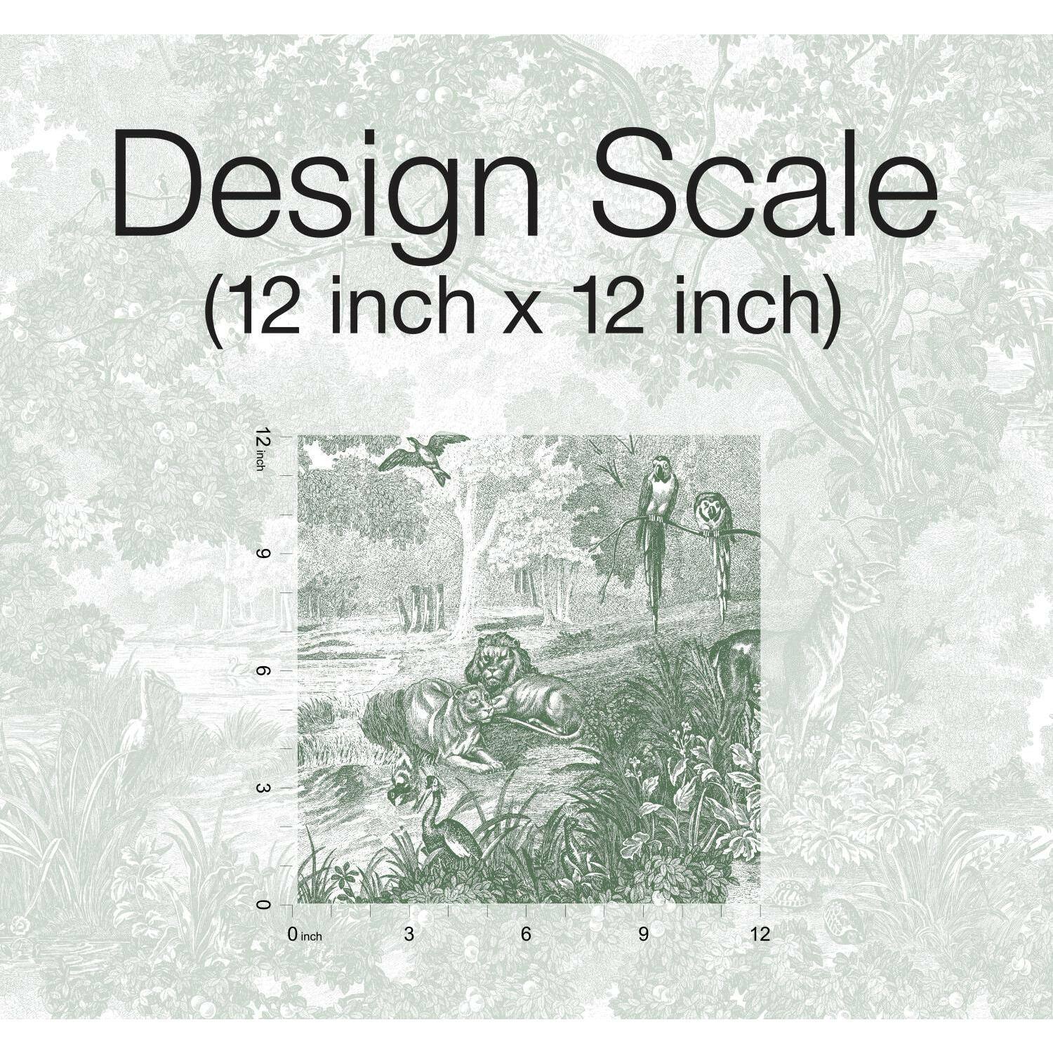 RoomMates Jungle Toile Peel &#x26; Stick Wallpaper