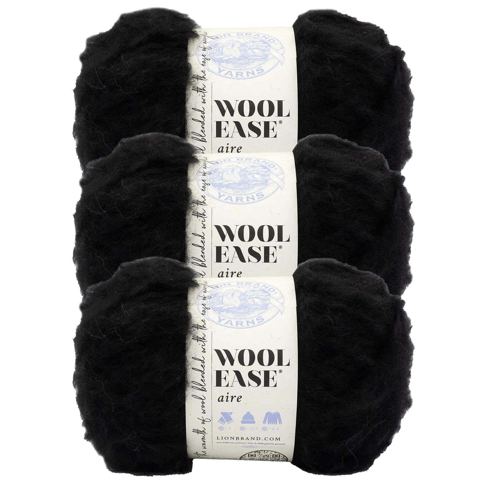 3 Pack Lion Brand&#xAE; Wool-Ease&#xAE; Aire Yarn