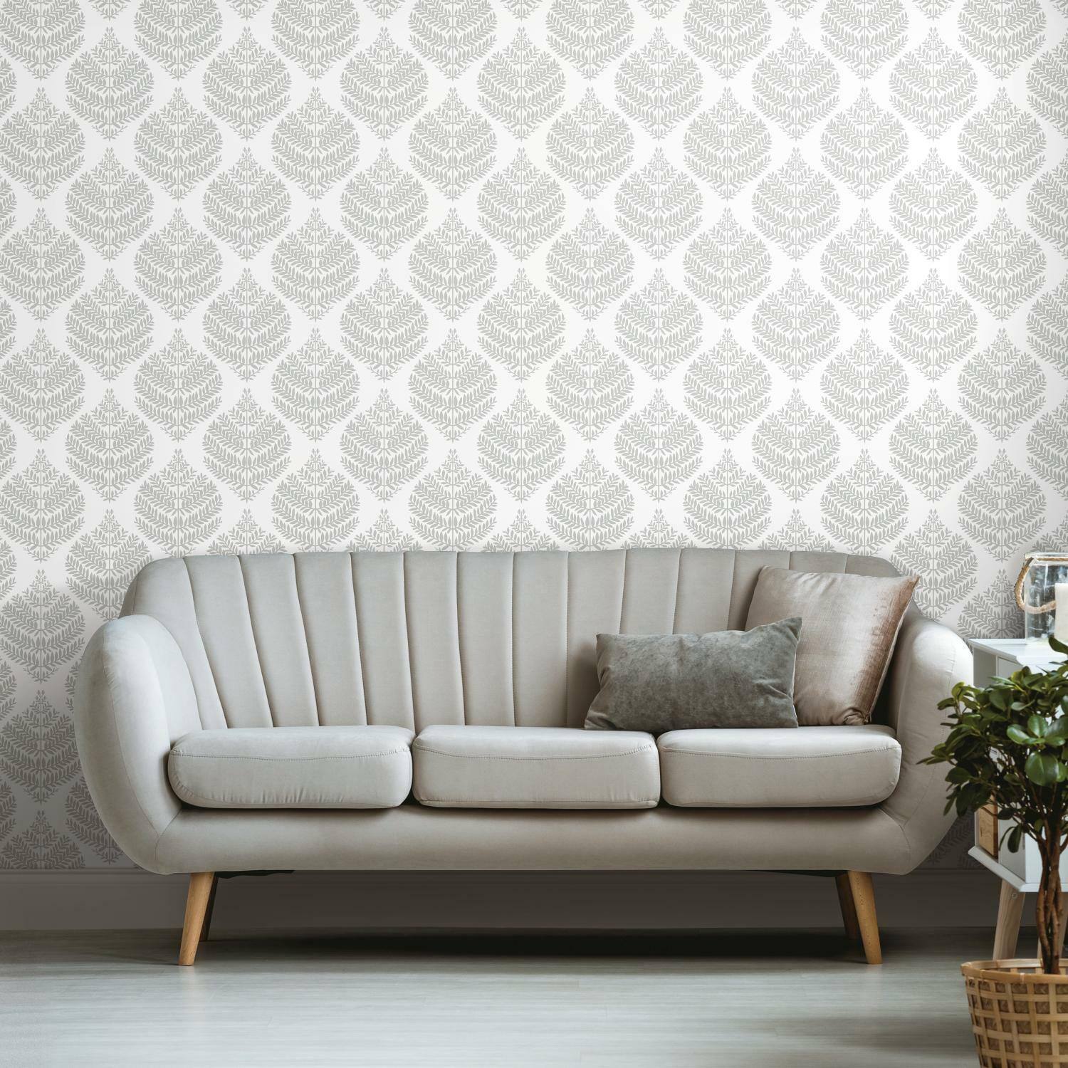 RoomMates Hygge Fern Damask Peel & Stick Wallpaper