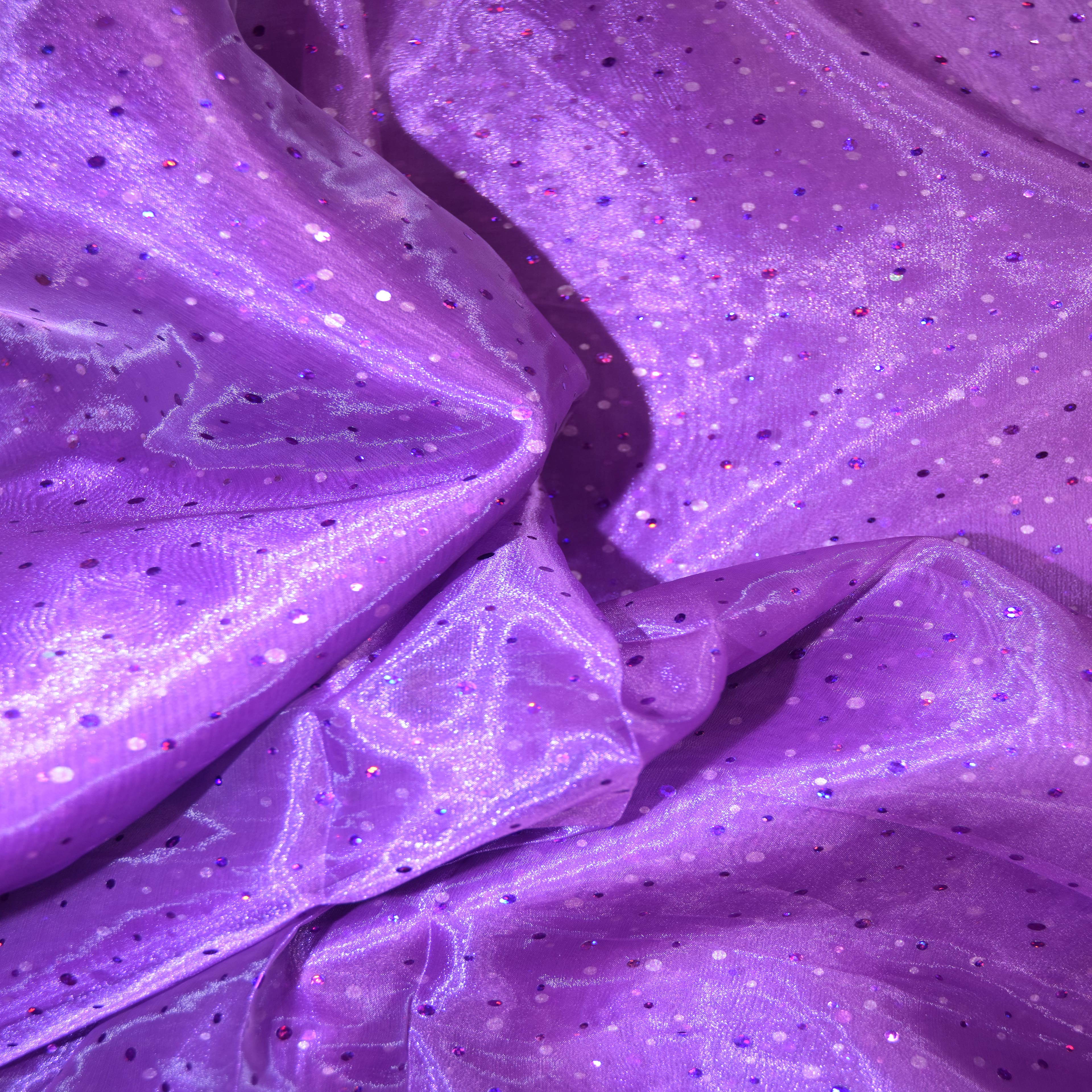 Feldman Purple Dots Organza