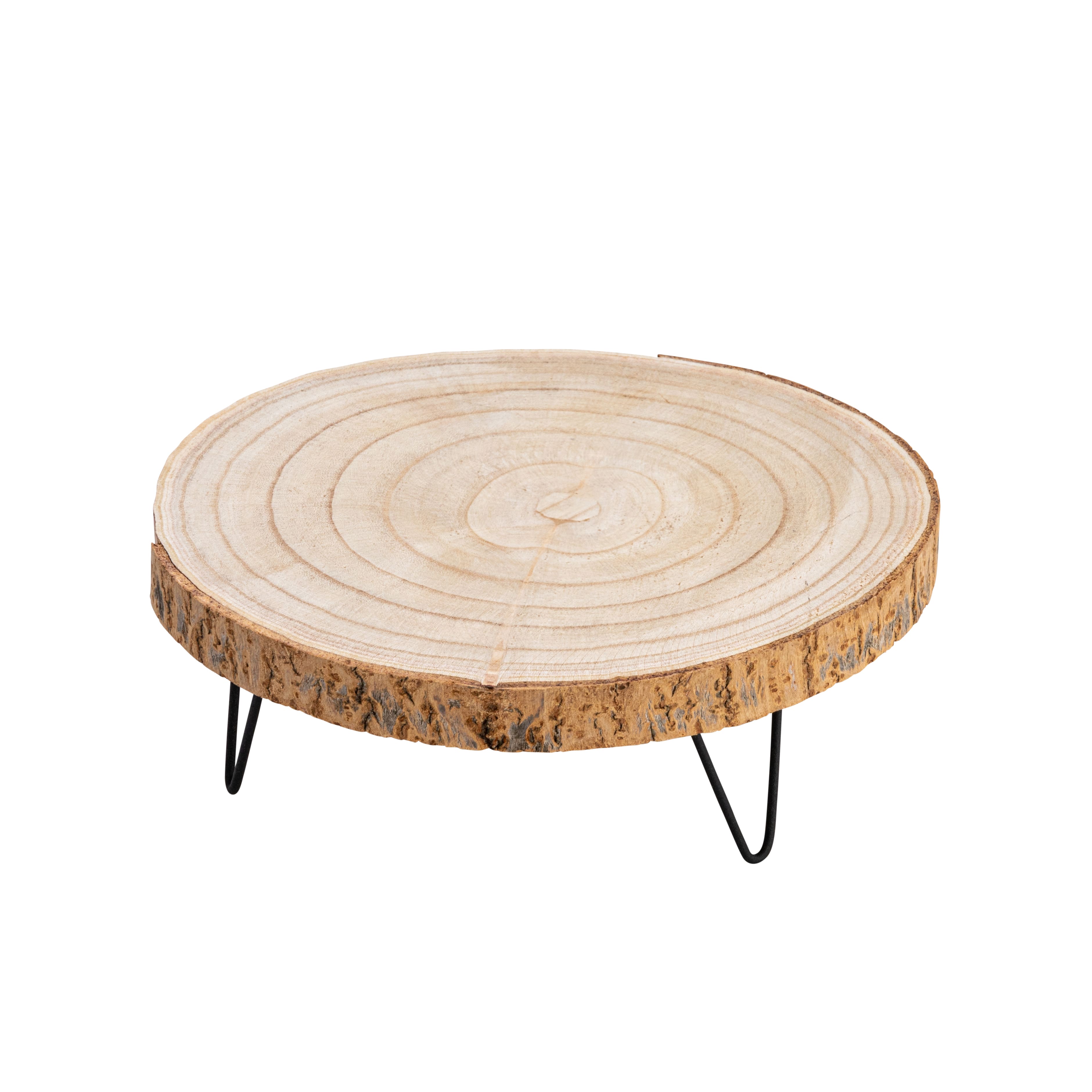 Hello Honey® Decorative Paulownia Wood Pedestal