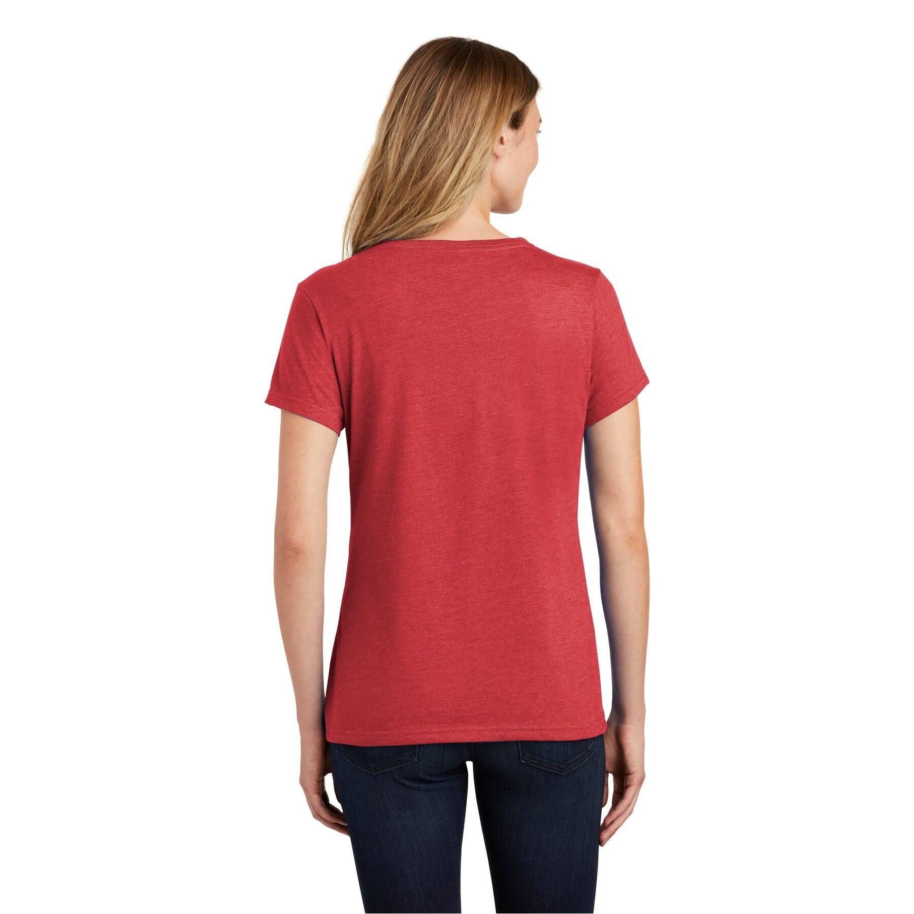 Port & Company® Fan Favorite™ Blend Ladies V-Neck T-Shirt