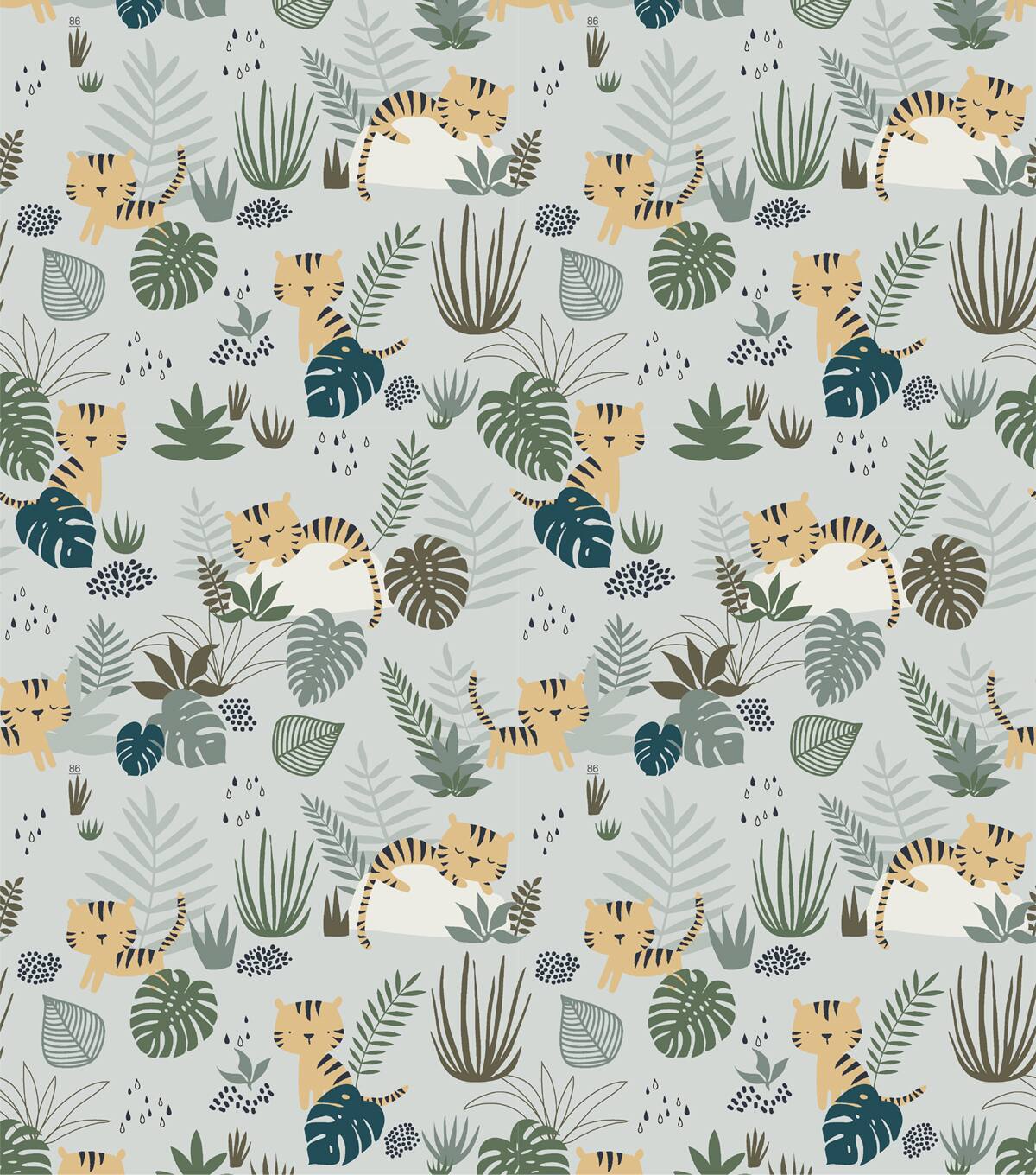 Springs Creative Stay Wild Walk in the Jungle Cotton Fabric