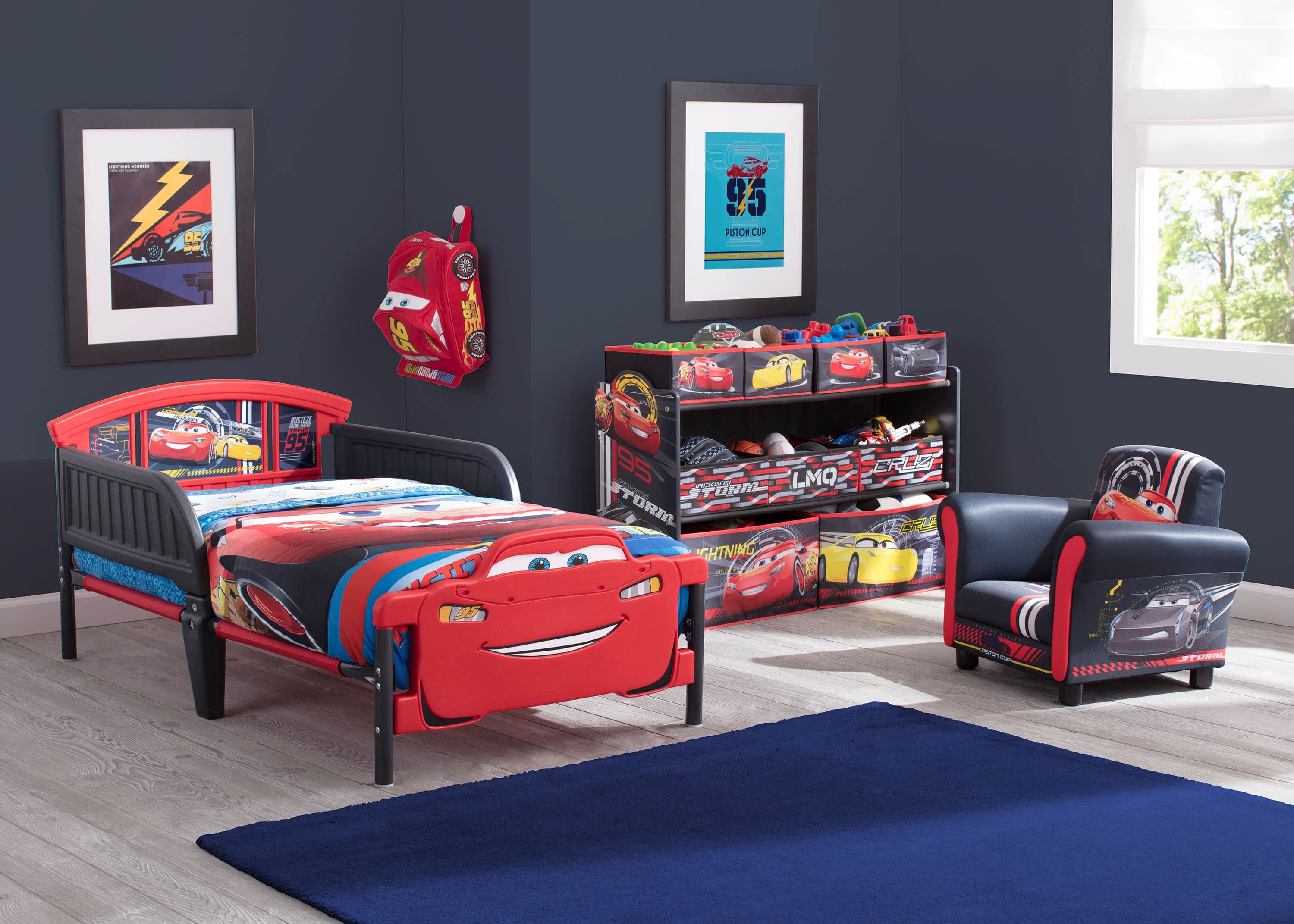 Cars 3D Footboard Toddler Bed