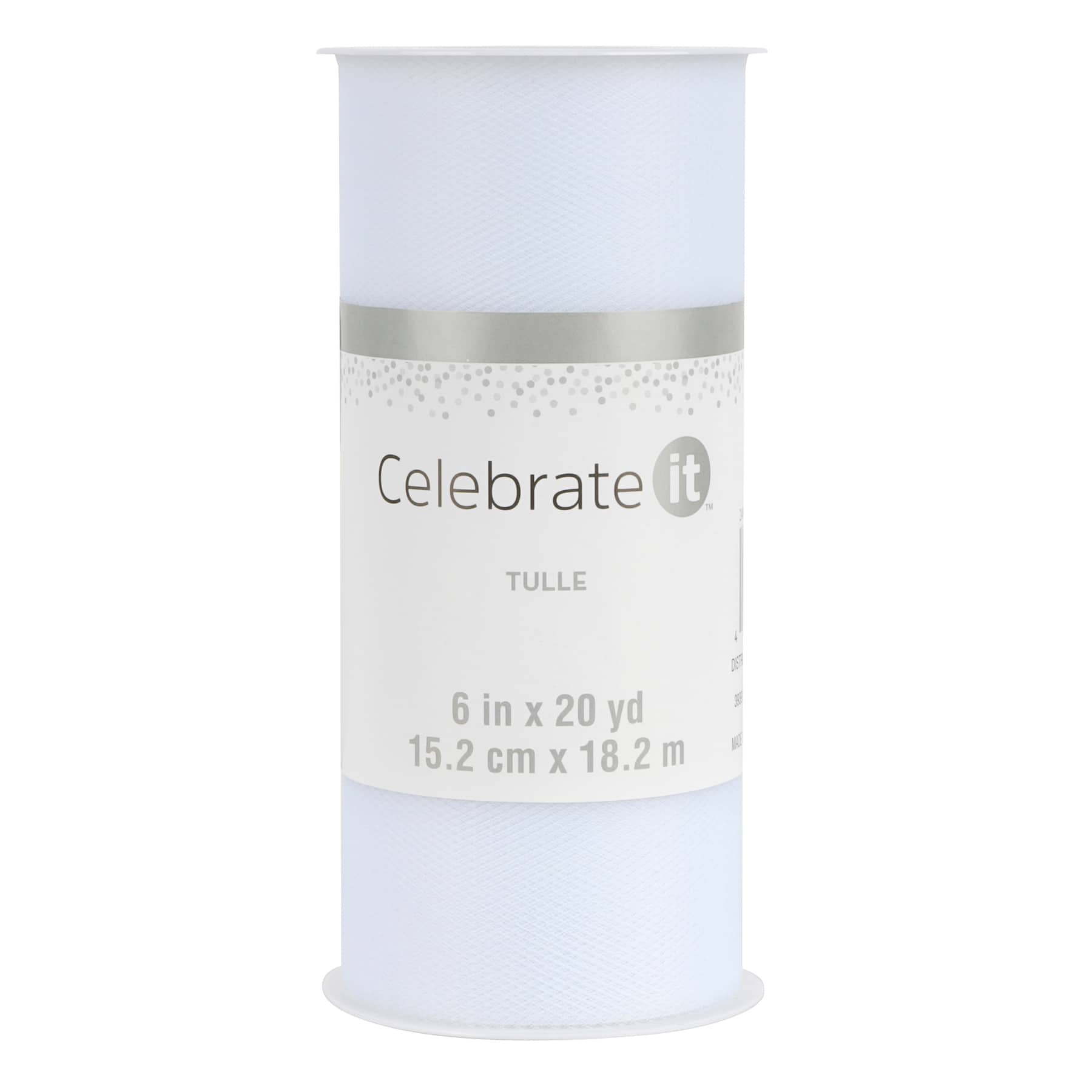 24 Pack: 6" x 20yd. Solid Tulle Fabric by Celebrate It™ Occasions™