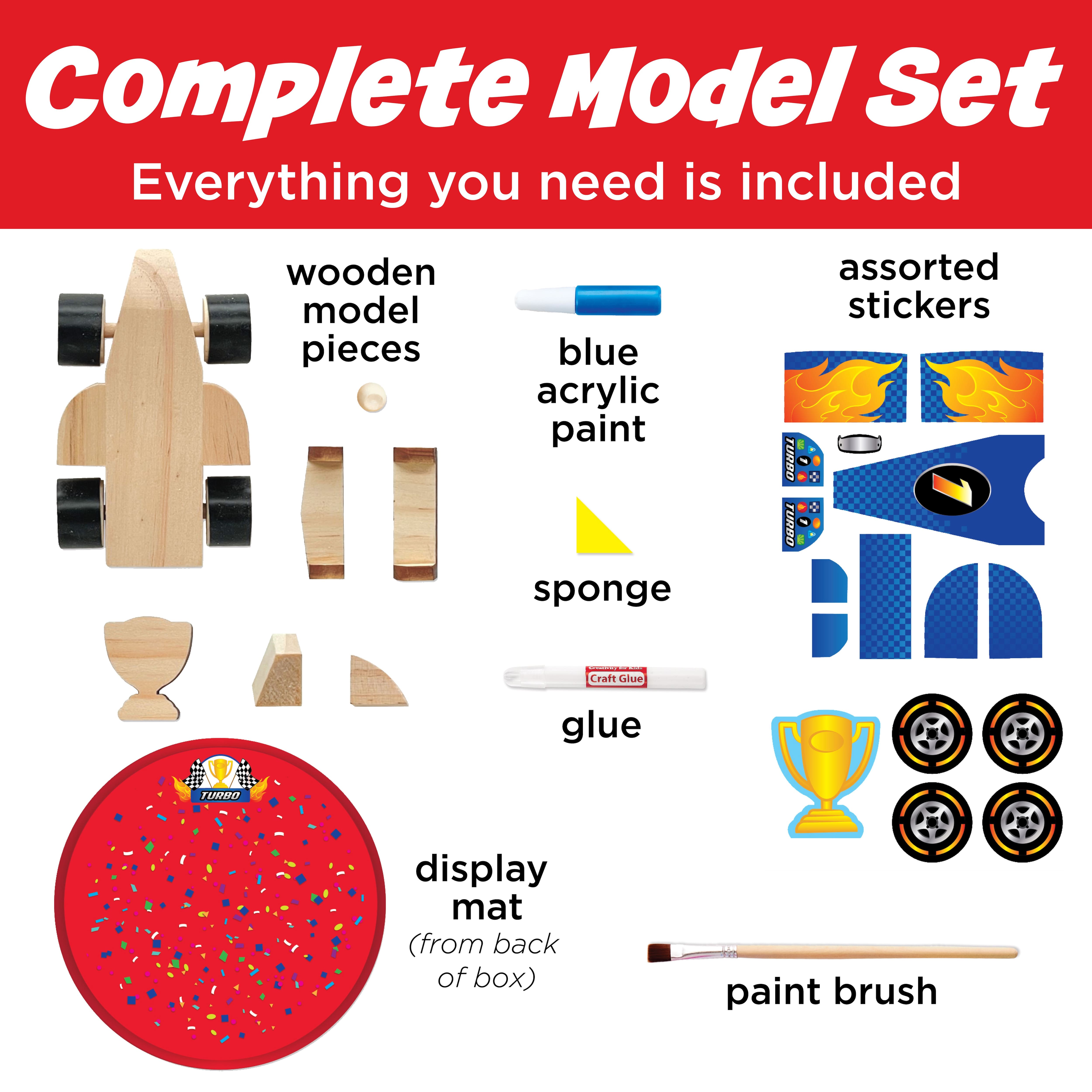 Creativity for Kids® Buildeez!™ Blaze Race Car Wooden Model Set